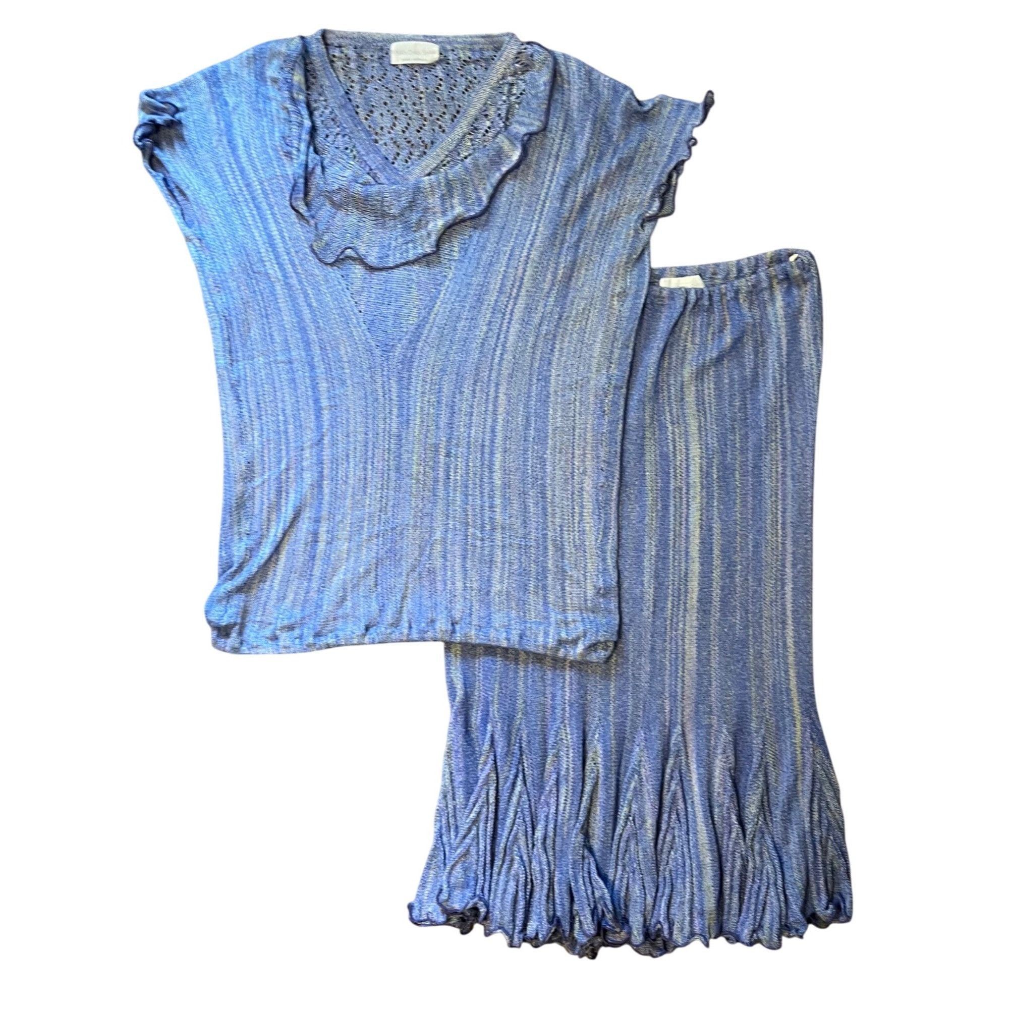 Other $900 VTG OOAK Vivian Chan Shaw 14 16 18 Skirt Set Sweater Ha Size XXL / US 16-18 / IT 52-54 - 1 Thumbnail