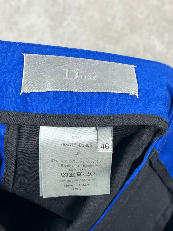 Dior Dior Homme Blue Classy Tailored Pants by Kris Van Assche Size US 30 / EU 46 - 12 Thumbnail