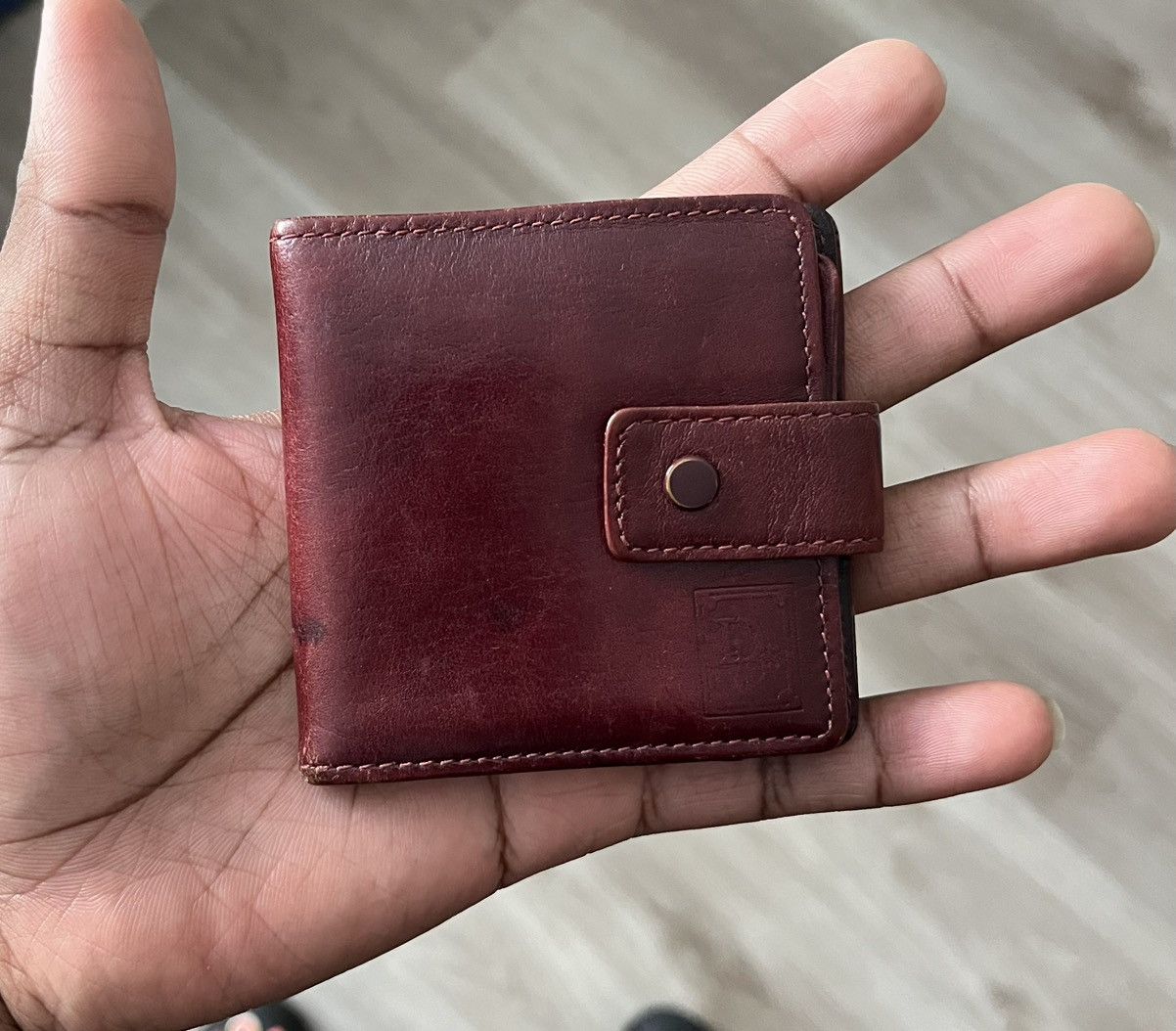 Christian Dior Monsieur Vintage Christian Dior Mini Oxblood Leather Wallet Size ONE SIZE - 1 Thumbnail