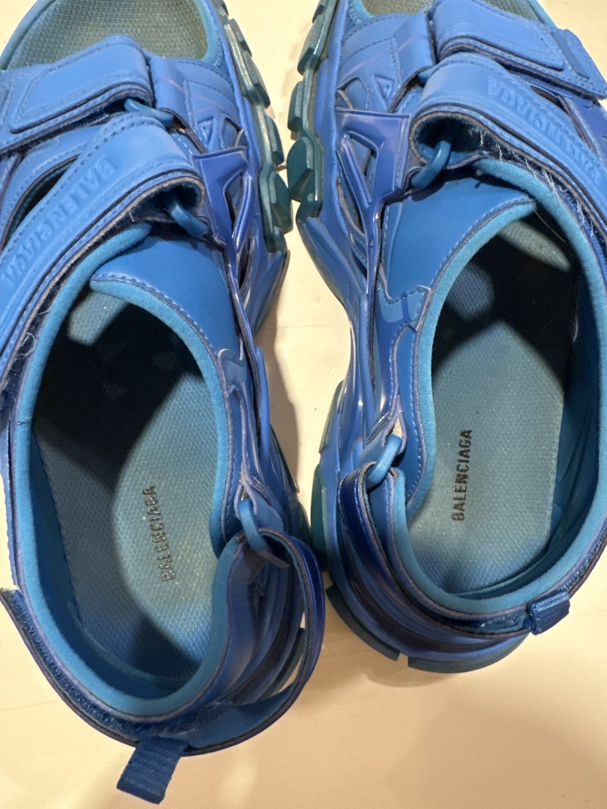 Balenciaga Balenciaga Track Sandal blue - Men's Size US 8 / EU 41 - 7 Thumbnail
