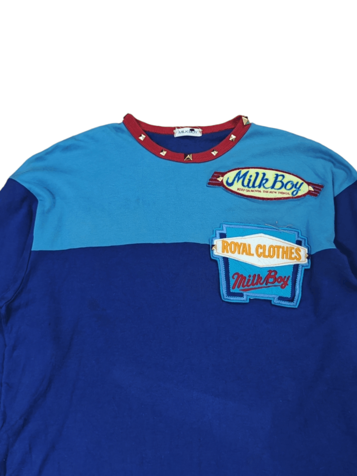 Vintage 1990s Milkboy - Royal Clothes Longsleeve Size US L / EU 52-54 / 3 - 2 Thumbnail