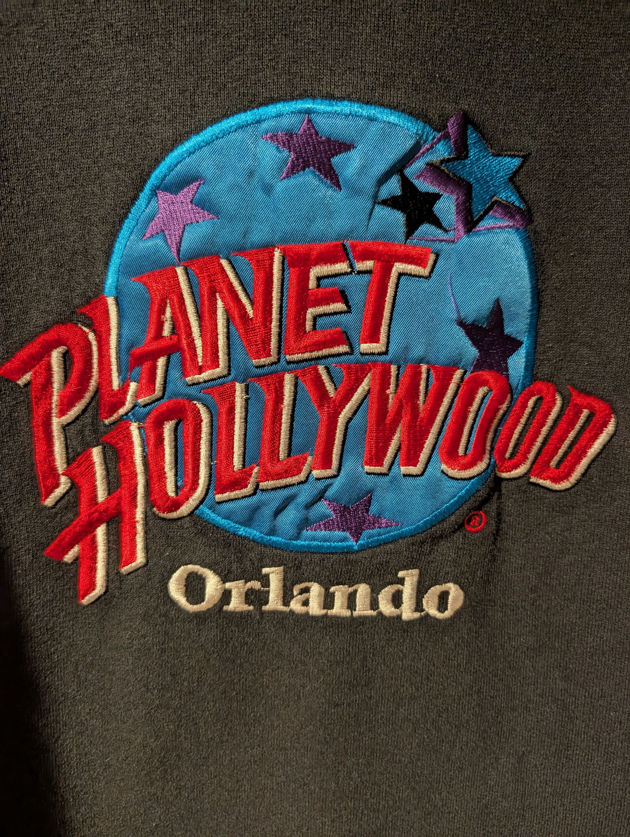 Planet Hollywood Vintage 90s Planet Hollywood Orlando Sweatshirt Embroidered Size US L / EU 52-54 / 3 - 2 Thumbnail