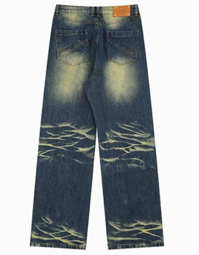 Japanese Brand × Jean Washed vintage loose micro flare jeans Size US 32 / EU 48 - 8 Thumbnail
