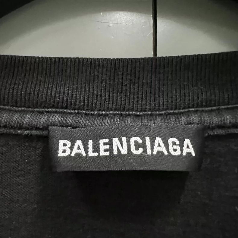 Balenciaga Balenciaga Black Label Logo Short Sleeve Size US XL / EU 56 / 4 - 3 Thumbnail