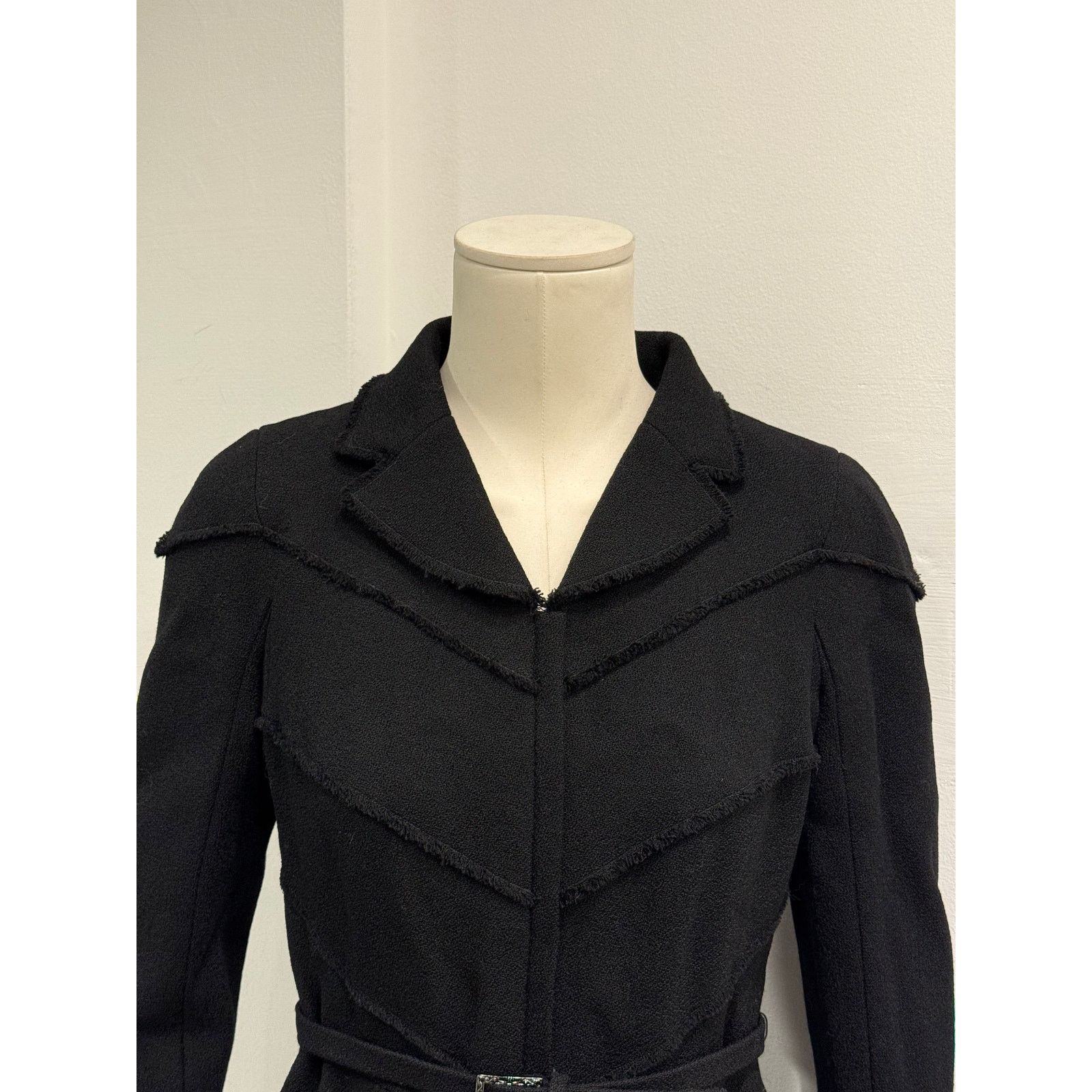 Chanel A/W2007 Chanel structured wool belted coat Size M / US 6-8 / IT 42-44 - 4 Thumbnail