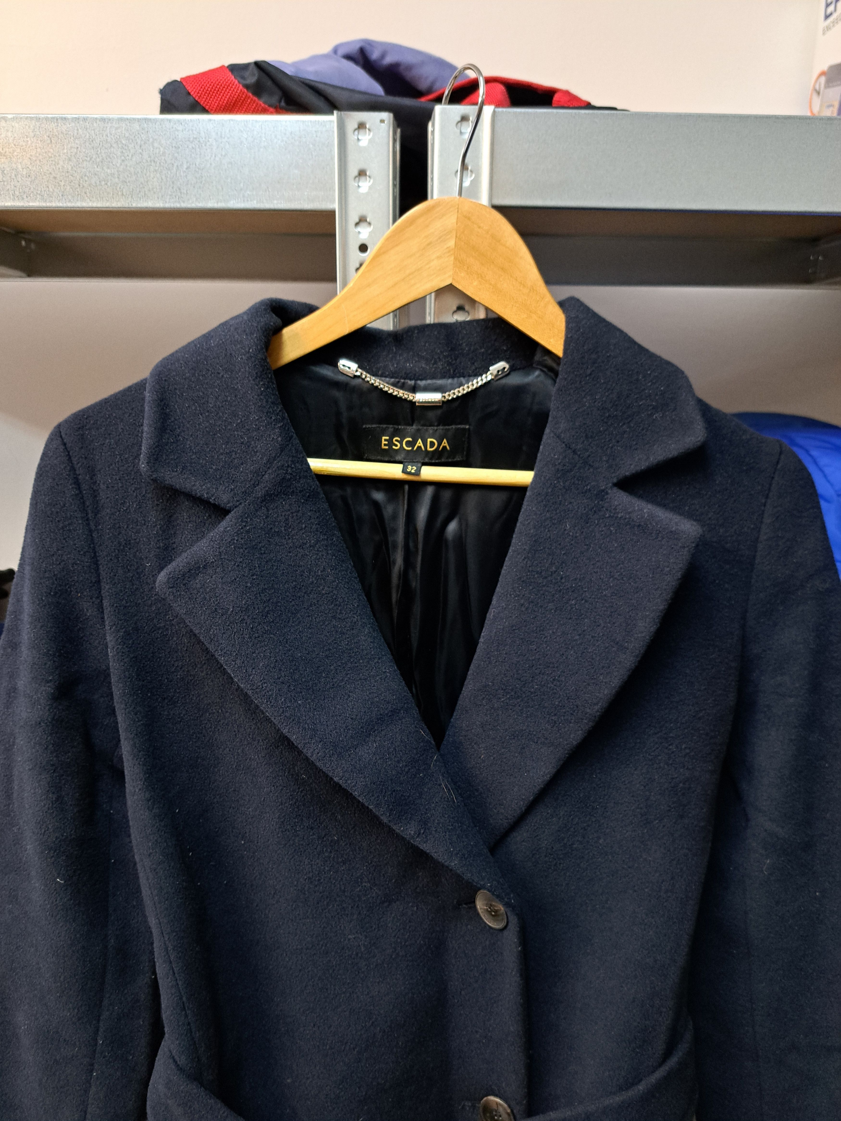 Escada Escada Cashmere and Wool Belted Coat Old Money Luxury Size XS / US 0-2 / IT 36-38 - 2 Thumbnail