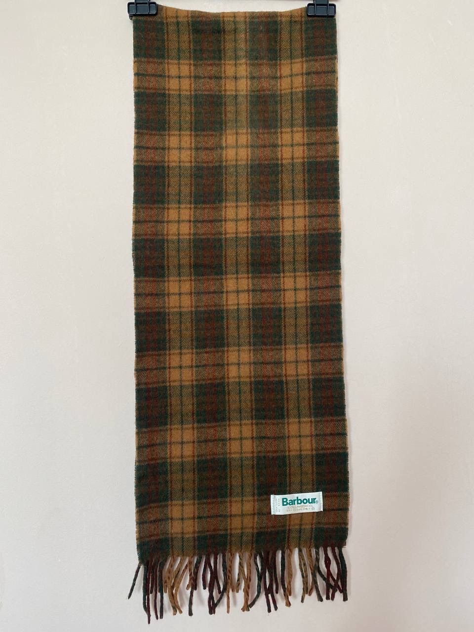 Barbour Vintage Barbour Scarf 90s Street Wear Y2K Casual Kanye Style Size ONE SIZE - 1 Thumbnail