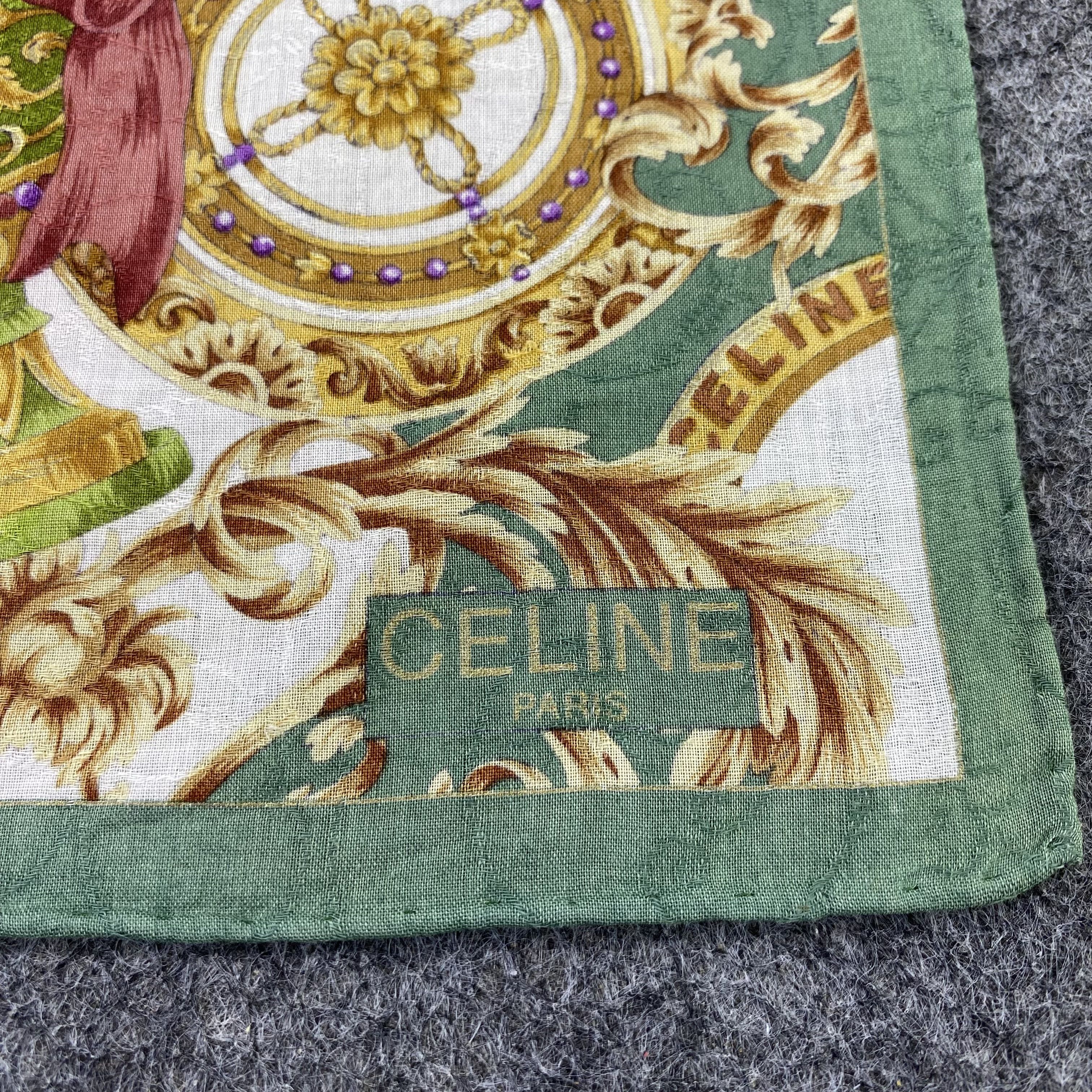 Celine Celine Handkerchief Neckerchief Bandana-B1782 Size ONE SIZE - 7 Thumbnail
