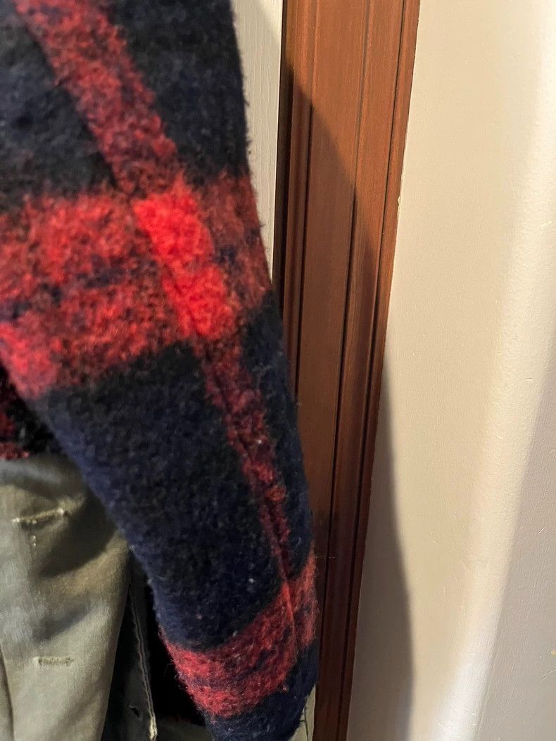 Greg Lauren greg lauren size 2 Red and black cashmere blended patchwor Size US M / EU 48-50 / 2 - 8 Thumbnail