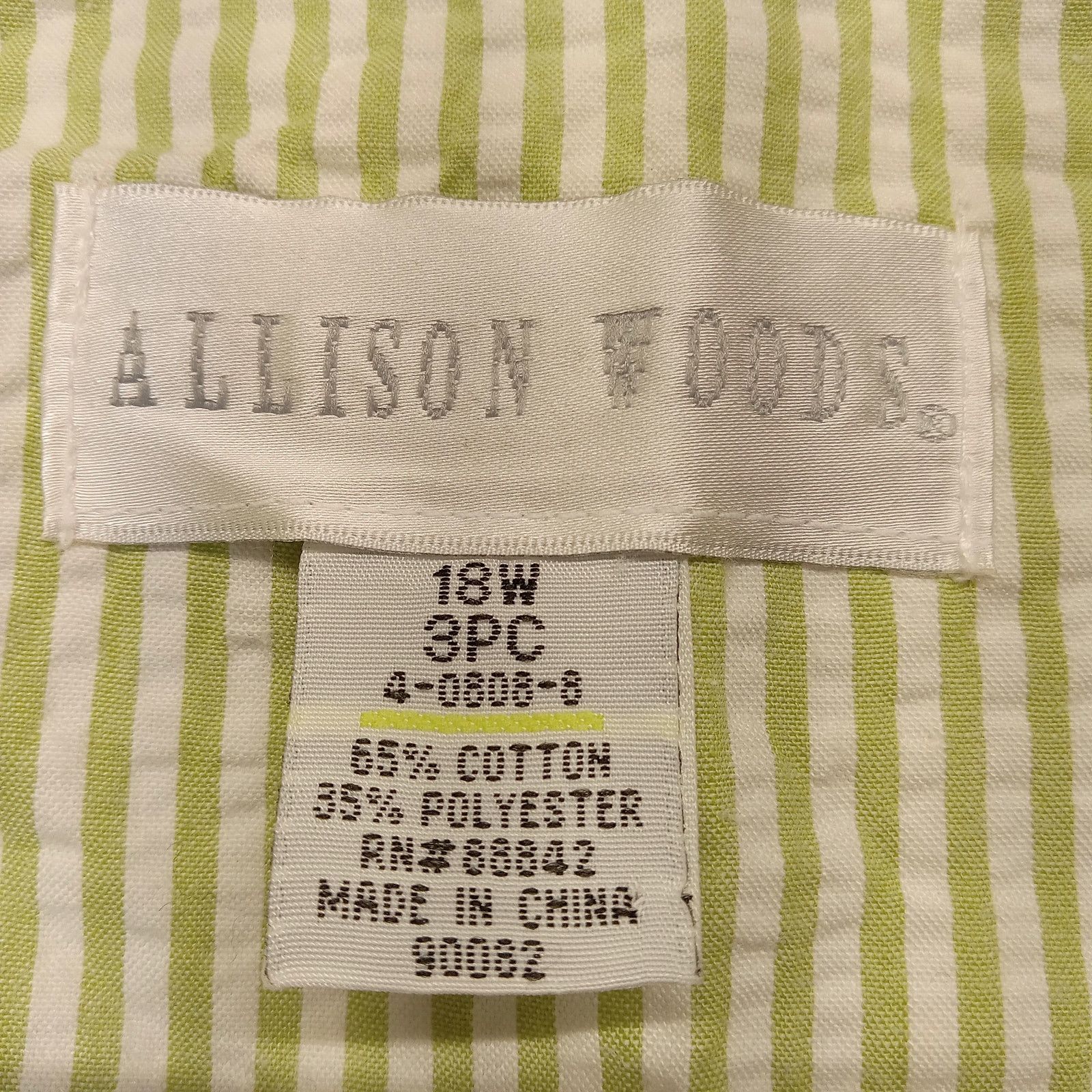 & Other Stories Allison Woods Seersucker Blazer18W Women's Long Sleeve Size XXL / US 16-18 / IT 52-54 - 3 Thumbnail