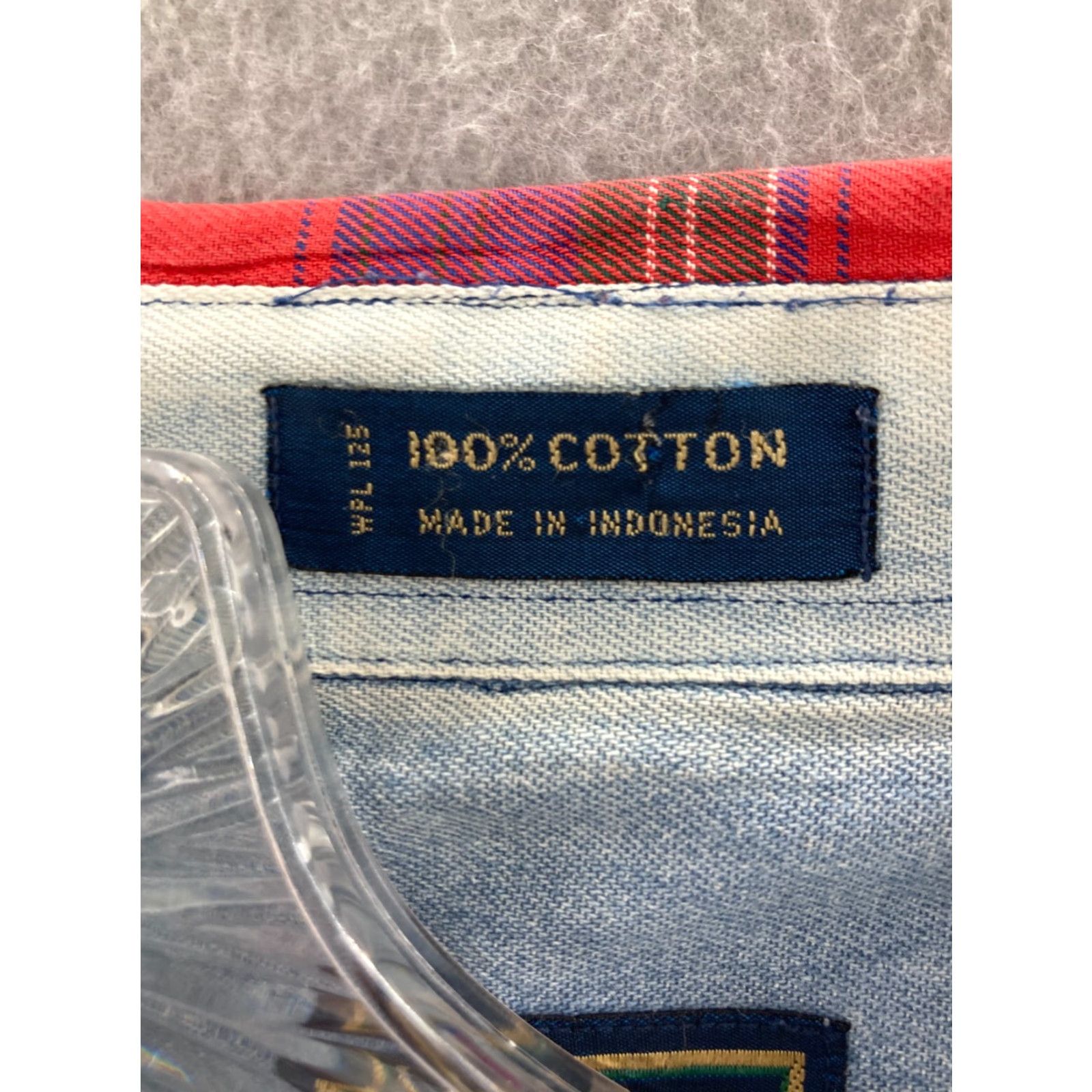 Chaps VINTAGE Chaps Shirt Men L Plaid Cotton Flannel Button-Up 90s Retro Red Adult Large Button-Down Size US L / EU 52-54 / 3 - 7 Thumbnail