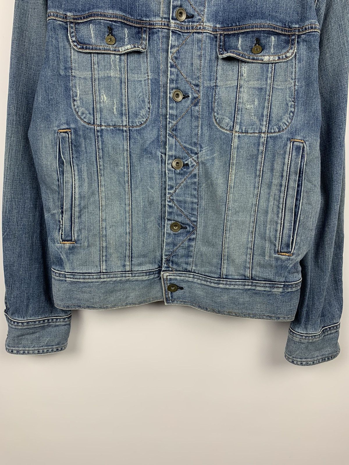 Designer × Rag & Bone Rag & Bone Standard Issue Classic Fit Denim Jacket Made USA Size US S / EU 44-46 / 1 - 3 Thumbnail