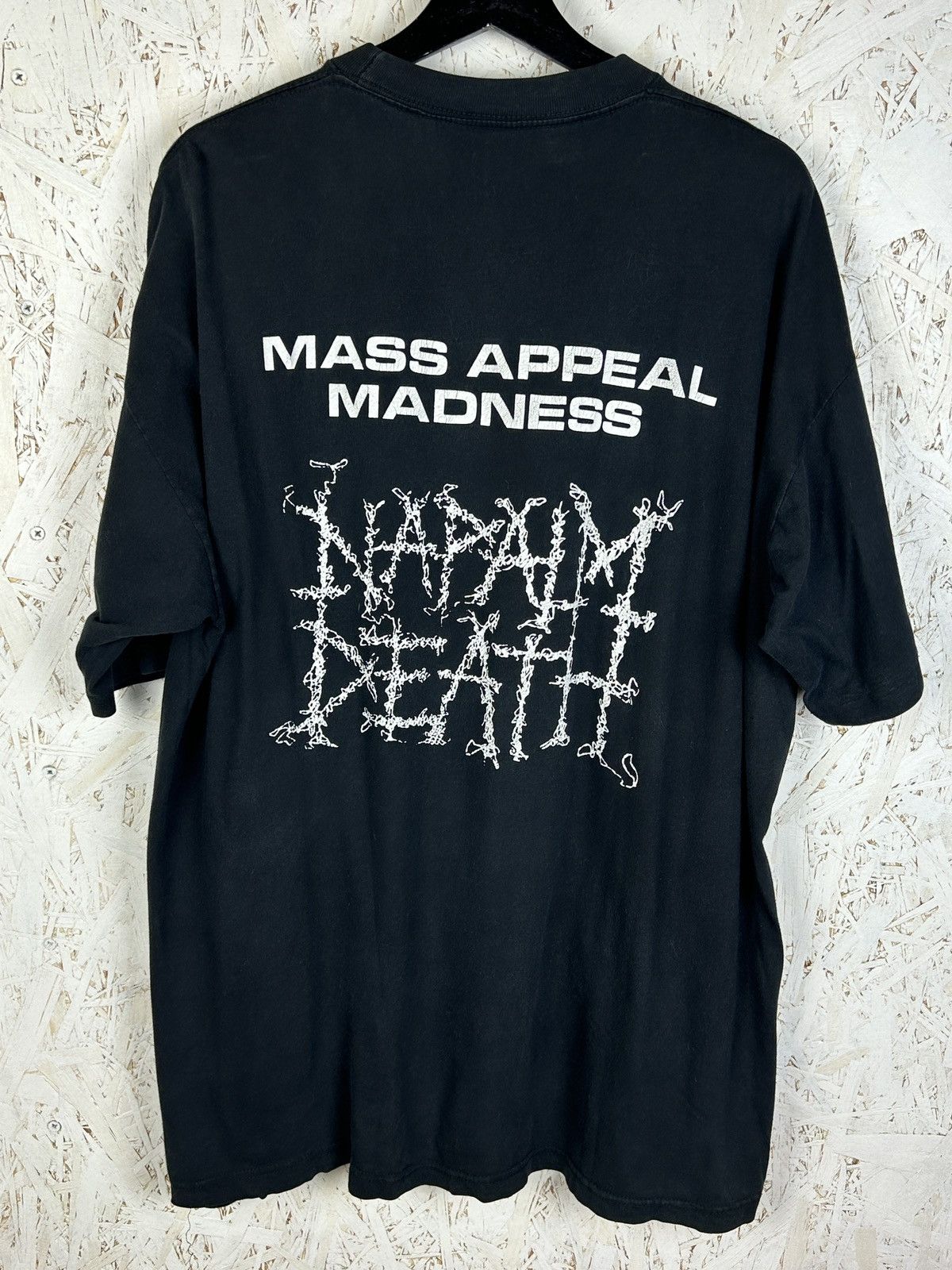 Band Tees 90s Napalm Death 1991 Mass Appeal Madness Grindcore Metal T Size US XL / EU 56 / 4 - 7 Thumbnail