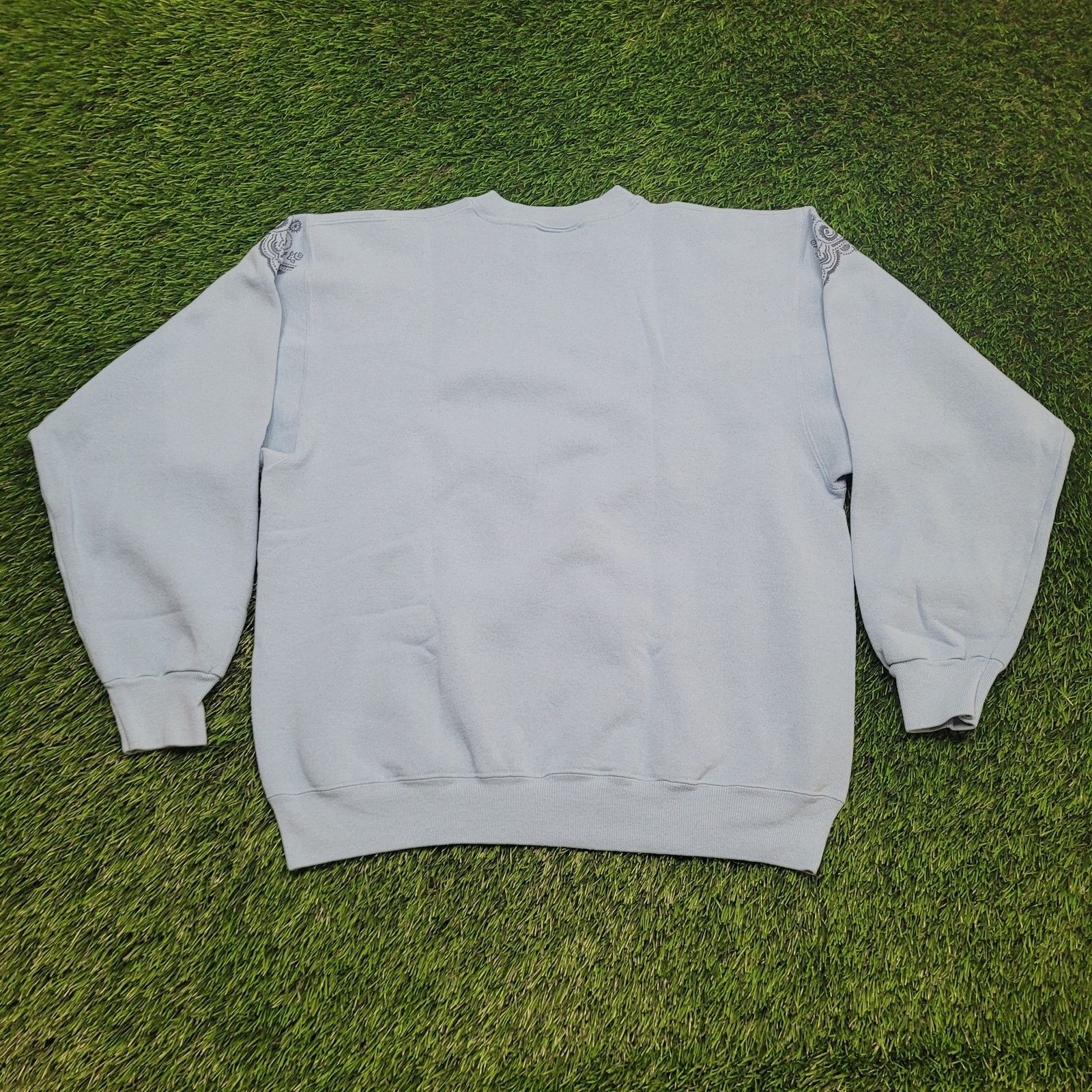 Hanes VTG 90s Hanes USA Made Paisley Graphic Sweatshirt L (Tag XL) Size US L / EU 52-54 / 3 - 5 Thumbnail