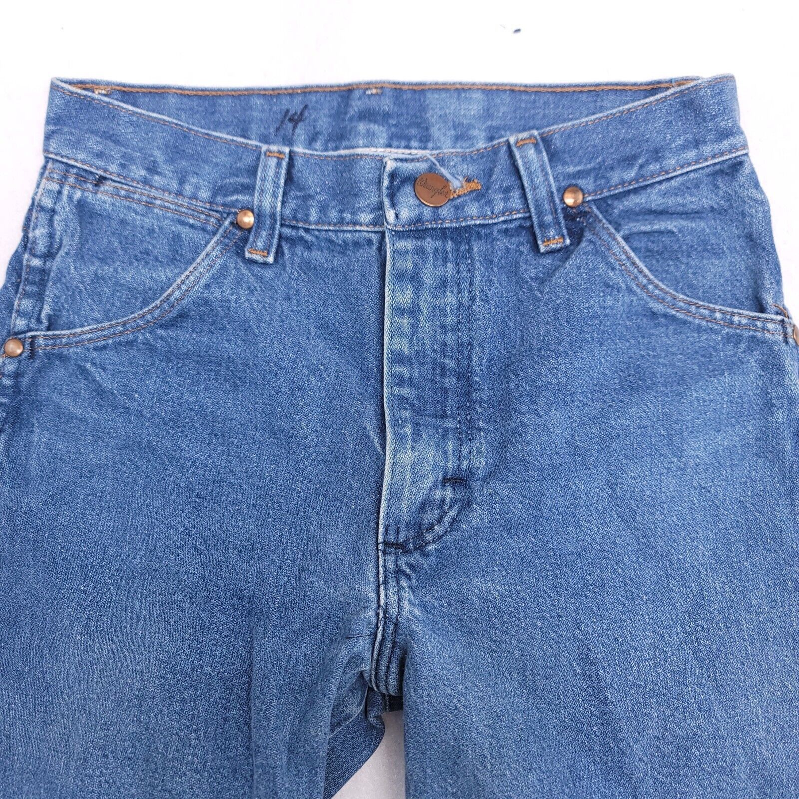 Wrangler Wrangler Casual Button Zip Denim Jeans Womens Size 14 Blue Size 36" / US 14 / IT 50 - 1 Thumbnail