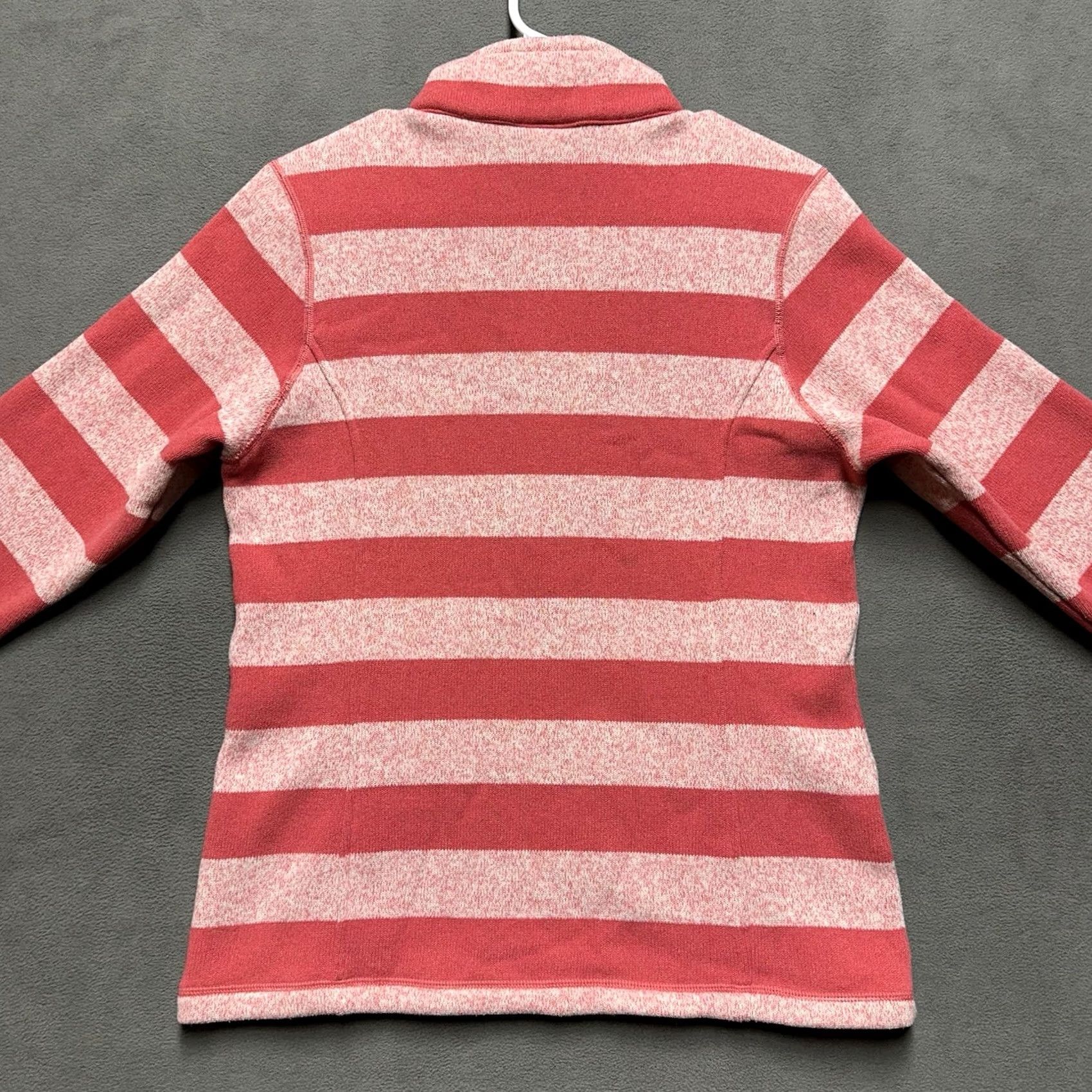 Patagonia Patagonia Better Sweater Womens Medium Pink Striped Pullover Fleece Size M / US 6-8 / IT 42-44 - 2 Thumbnail