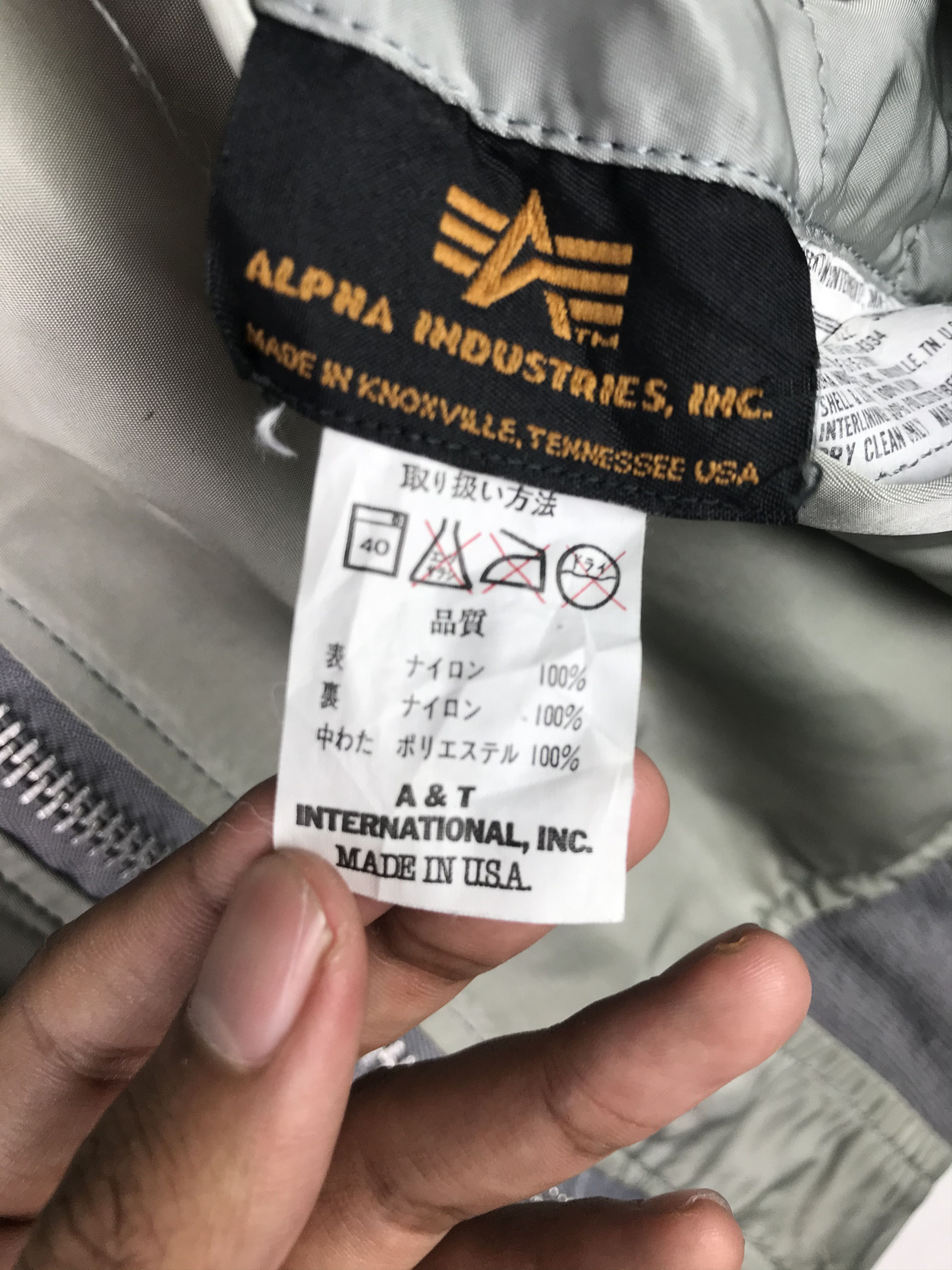 Alpha Industries Alpha Industries Ma-1 Bomber Jacket Distressed Design Size US S / EU 44-46 / 1 - 7 Thumbnail