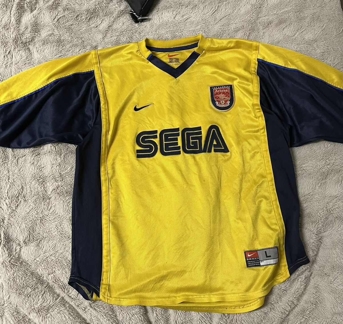 1999-2001 Arsenal Away Football Jersey