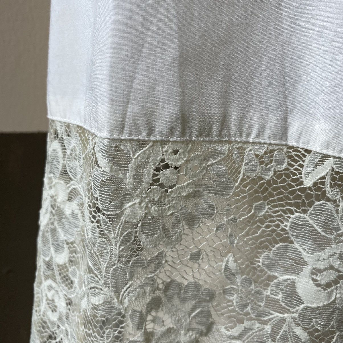 Jean Paul Gaultier JUNIOR GAULTIER White Sleeveless Lace Overlay Tunic Size S / US 4 / IT 40 - 16 Thumbnail