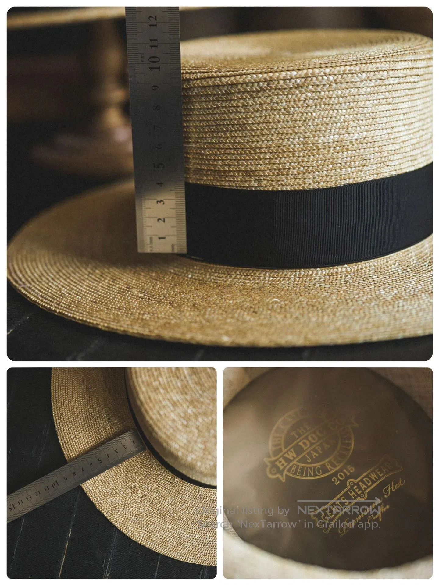 THE H.W.DOG&CO. h.w dog&co Boater Hat. Size ONE SIZE - 7 Thumbnail