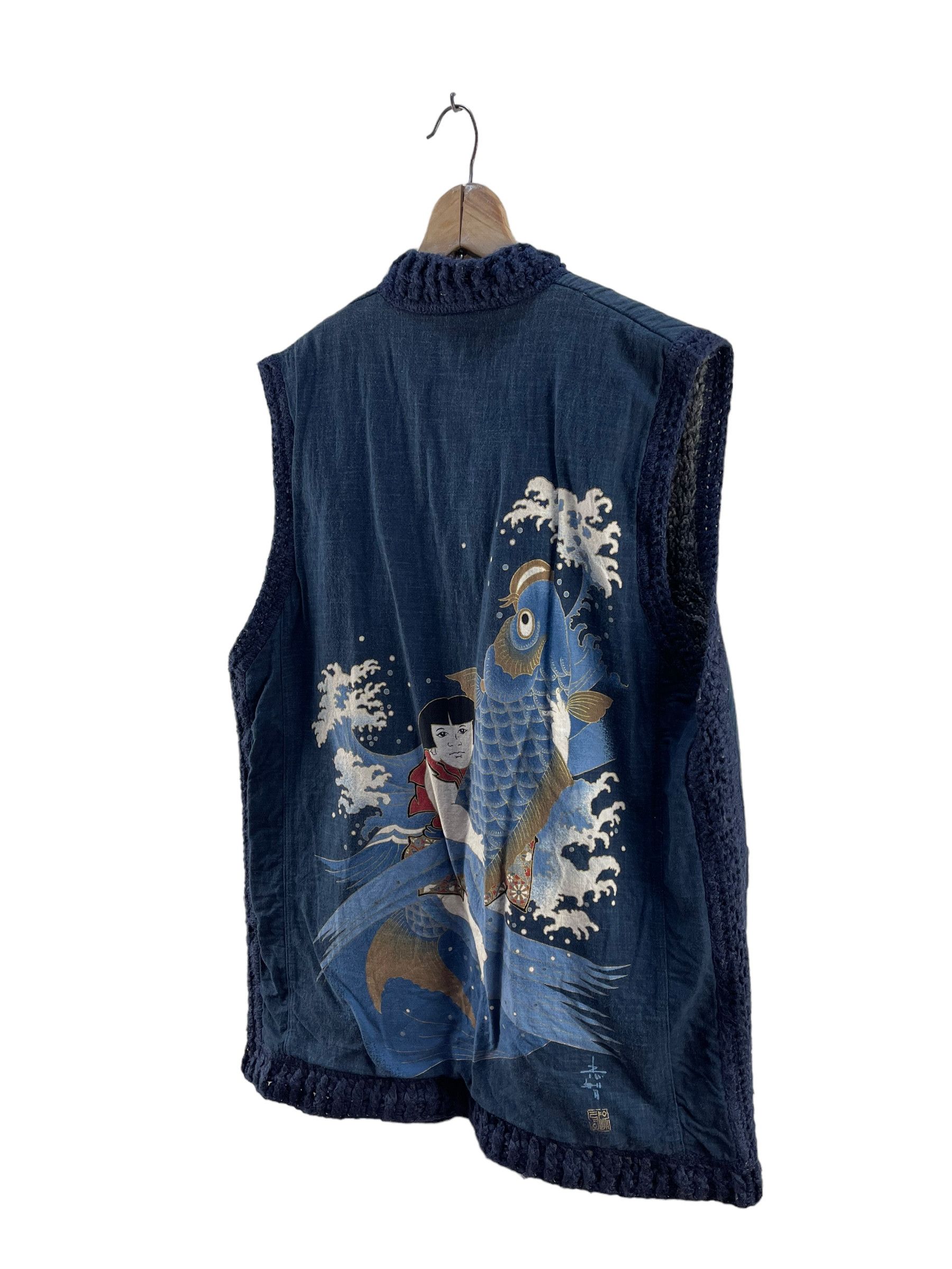 Other Vintage Fish Kimono Japan Dragon Vest Size US M / EU 48-50 / 2 - 4 Thumbnail