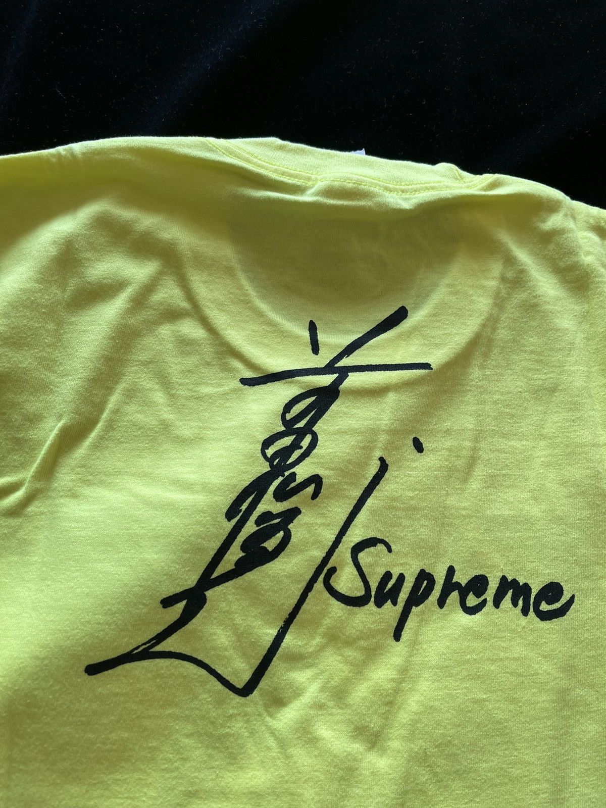 Supreme Supreme overfiend date tee yellow dswt Size US M / EU 48-50 / 2 - 6 Thumbnail