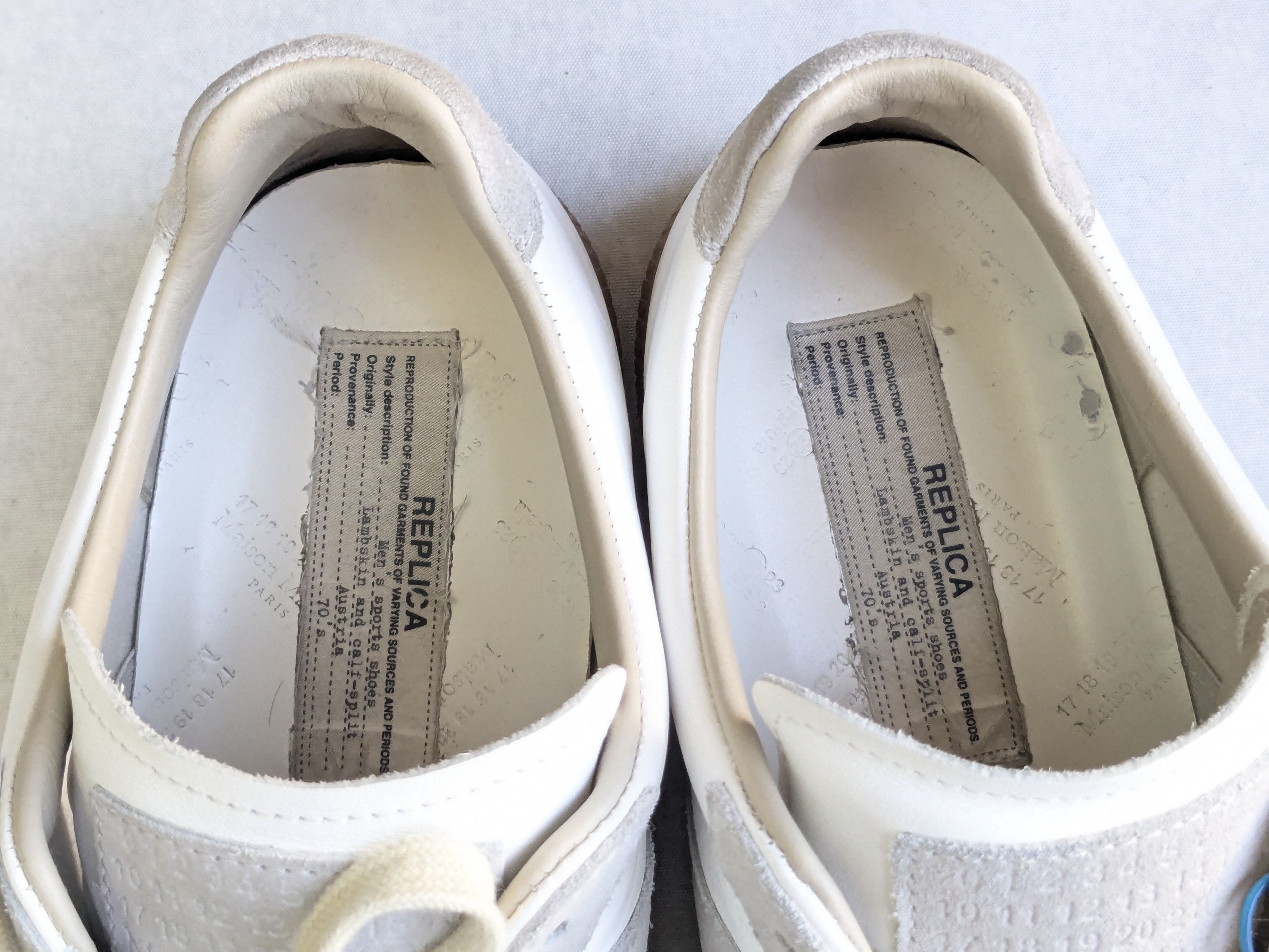 Maison Margiela Maison Margiela GAT Replica Gray White 10.5 43.5 Gum Size US 10.5 / EU 43-44 - 6 Thumbnail