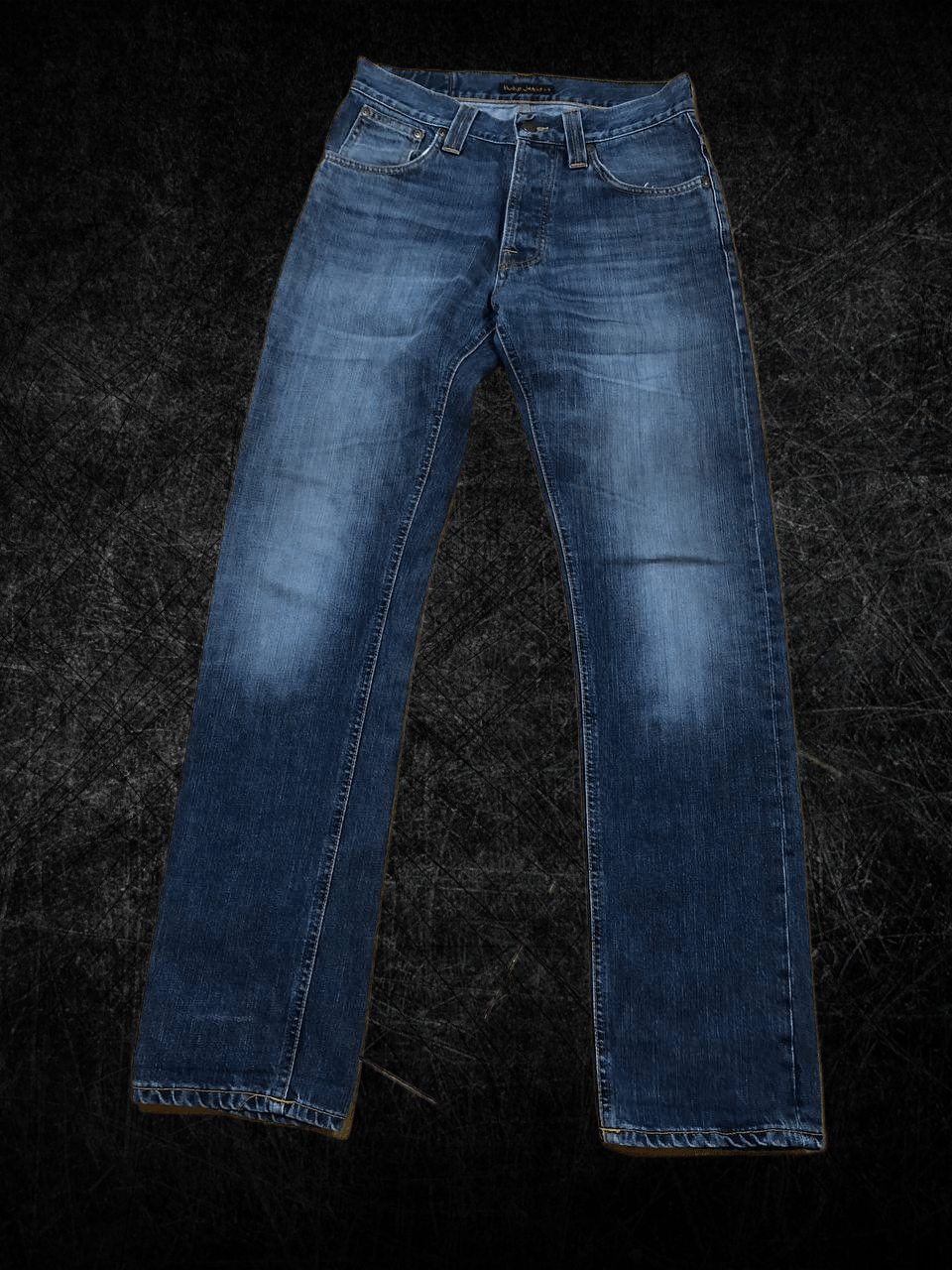 Nudie Jeans Nudie Jeans Regular Alf Button Fly Blue Denim Cotton Size US 30 / EU 46 - 1 Thumbnail