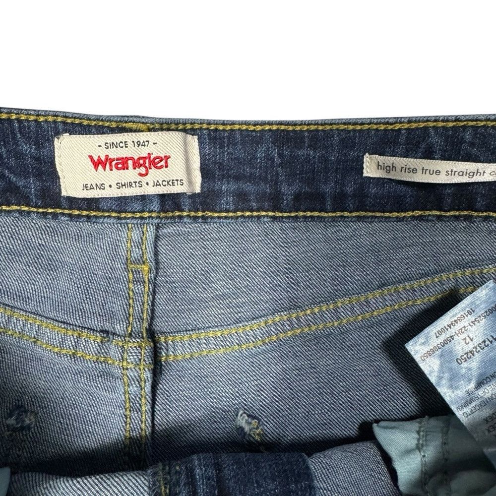 Wrangler NWT New Wrangler High Rise True Straight Crop Jeans Size 31 Size 31" - 7 Thumbnail
