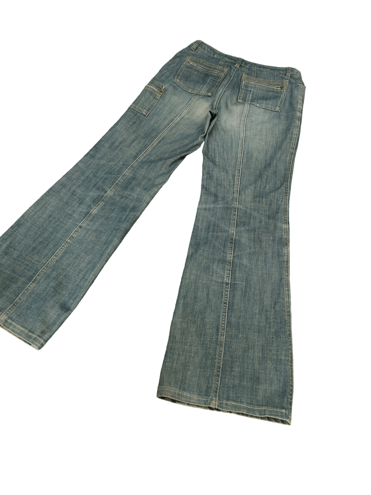 If Six Was Nine Flare Jeans Fontana Grande Denim Boot Cut Ifsixwasnine Y2k Size US 29 - 12 Thumbnail