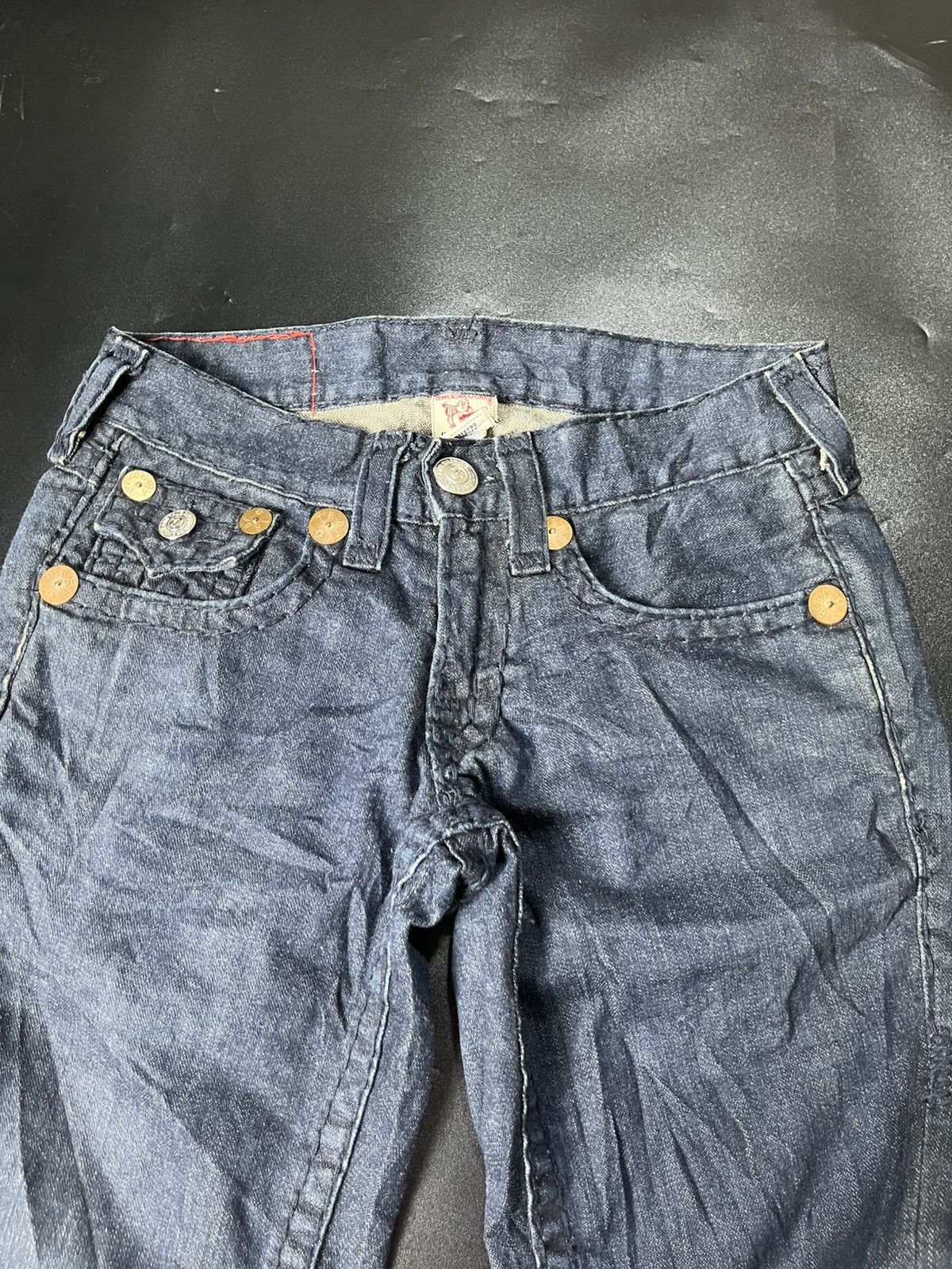 If Six Was Nine × Japanese Brand × True Religion Super Flared True Religion BlueJeans Size US 31 - 6 Thumbnail