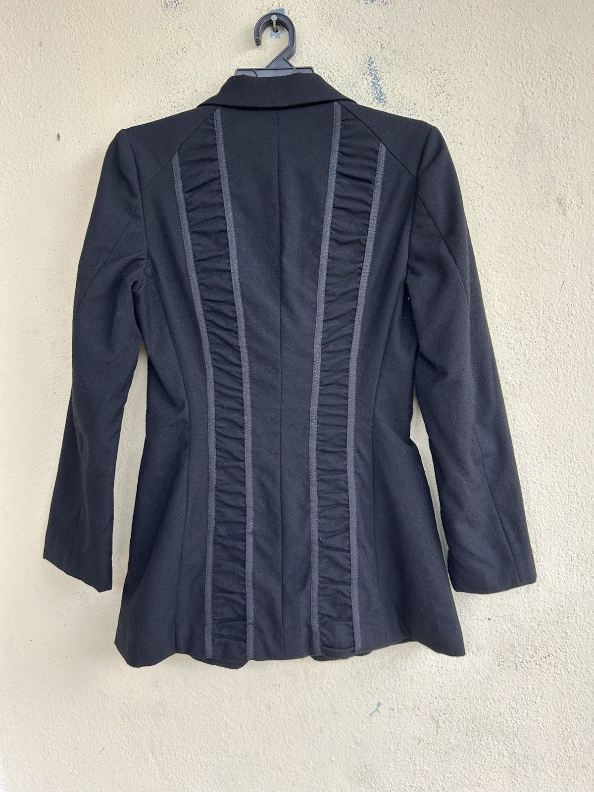 ATSURO TAYAMA × Designer × Yohji Yamamoto Atsuro Tayama Pleated Blazer Jacket Size S / US 4 / IT 40 - 2 Thumbnail