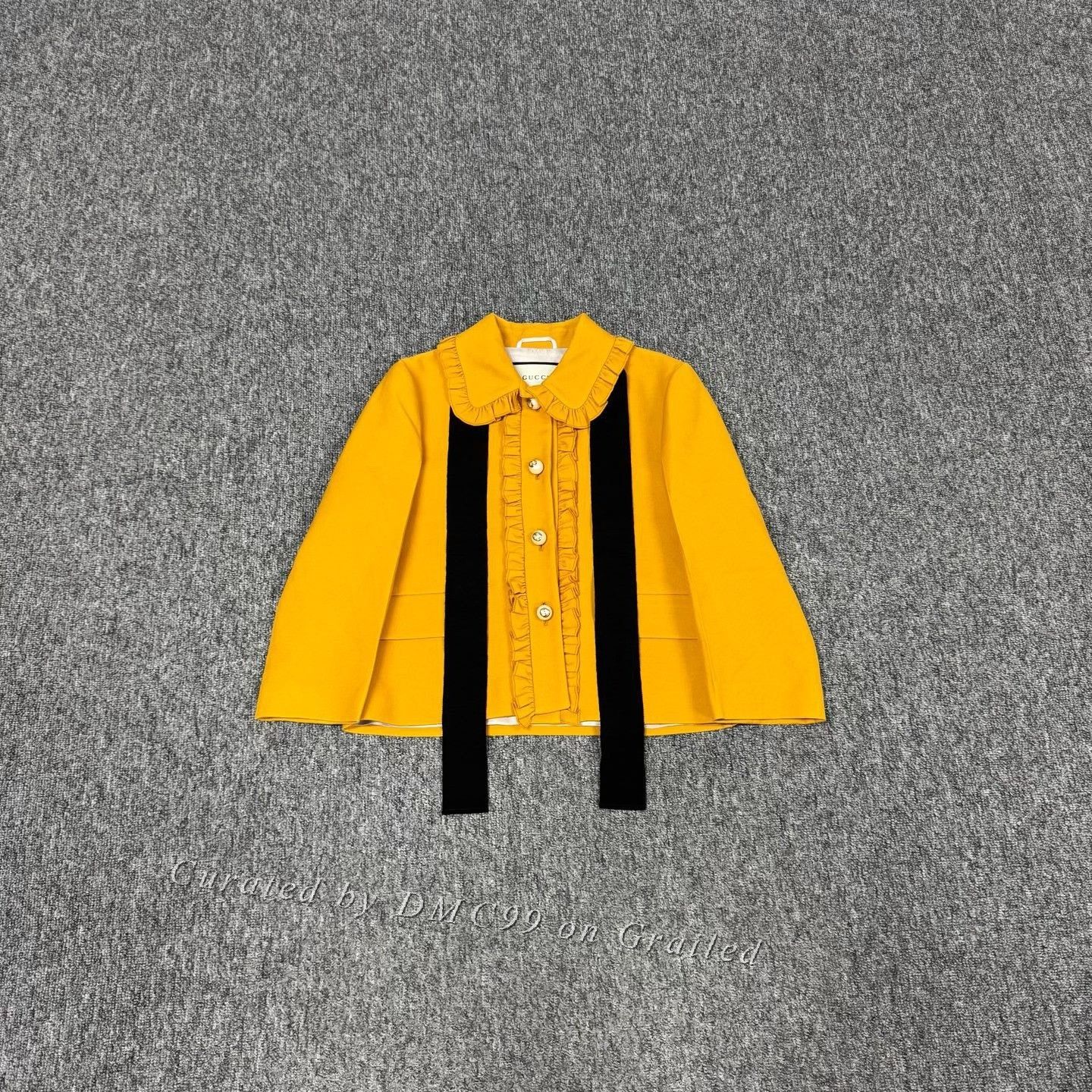 Gucci Gucci Peter Pan Collar Pearl Button Coat Size S / US 4 / IT 40 - 1 Thumbnail