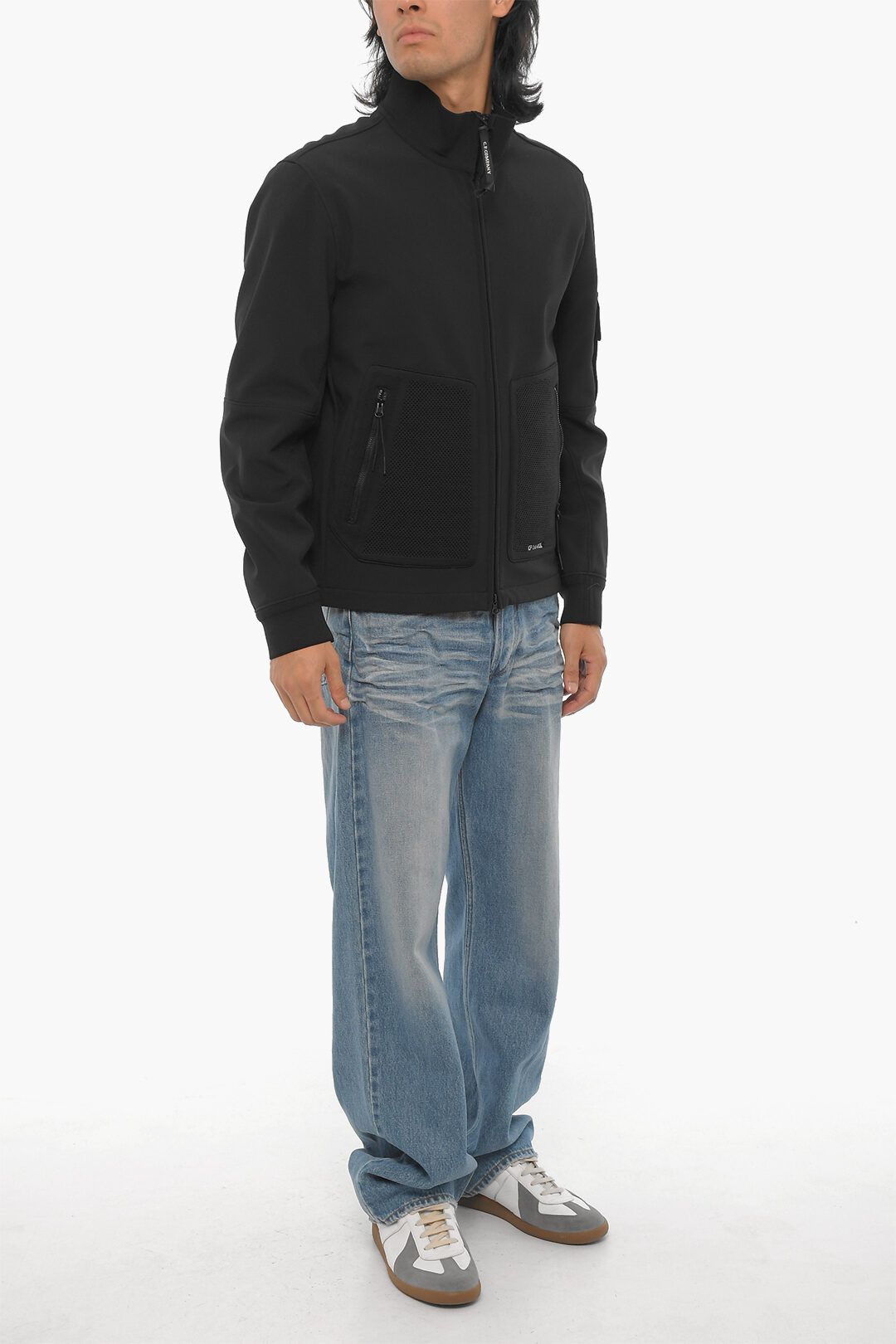 C.P. Company og1mm1024 Solid Color Jacket in Black Size US M / EU 48-50 / 2 - 4 Thumbnail