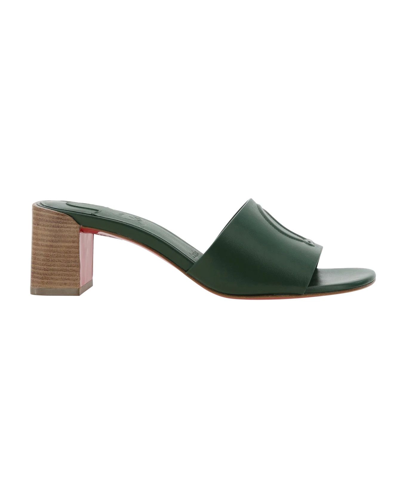 Christian Louboutin o1s1wg111025 Sandals in Green Size US 7.5 / IT 37.5 - 1 Thumbnail