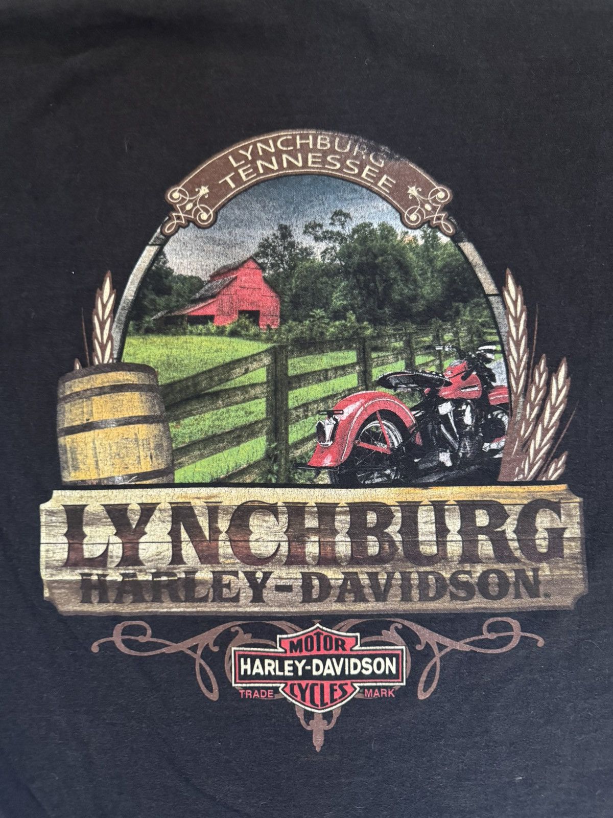 Harley Davidson Harley Davidson Lynchburg Tennessee Tee Size US L / EU 52-54 / 3 - 4 Thumbnail