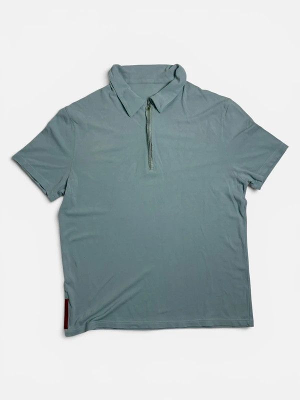 Prada Prada Sport Zip Polo Shirt Size US S / EU 44-46 / 1 - 1 Thumbnail