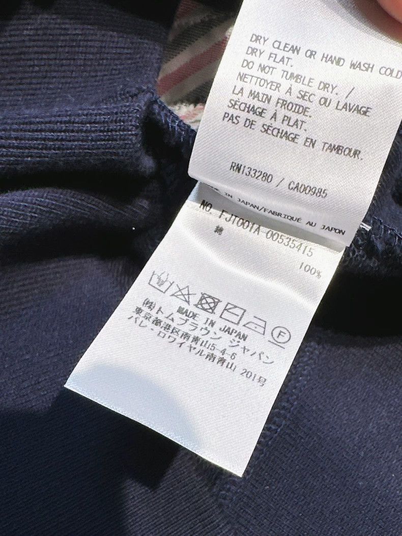 Thom Browne Thom Browne Long sleeve zip hoodie Size US XS / EU 42 / 0 - 7 Thumbnail