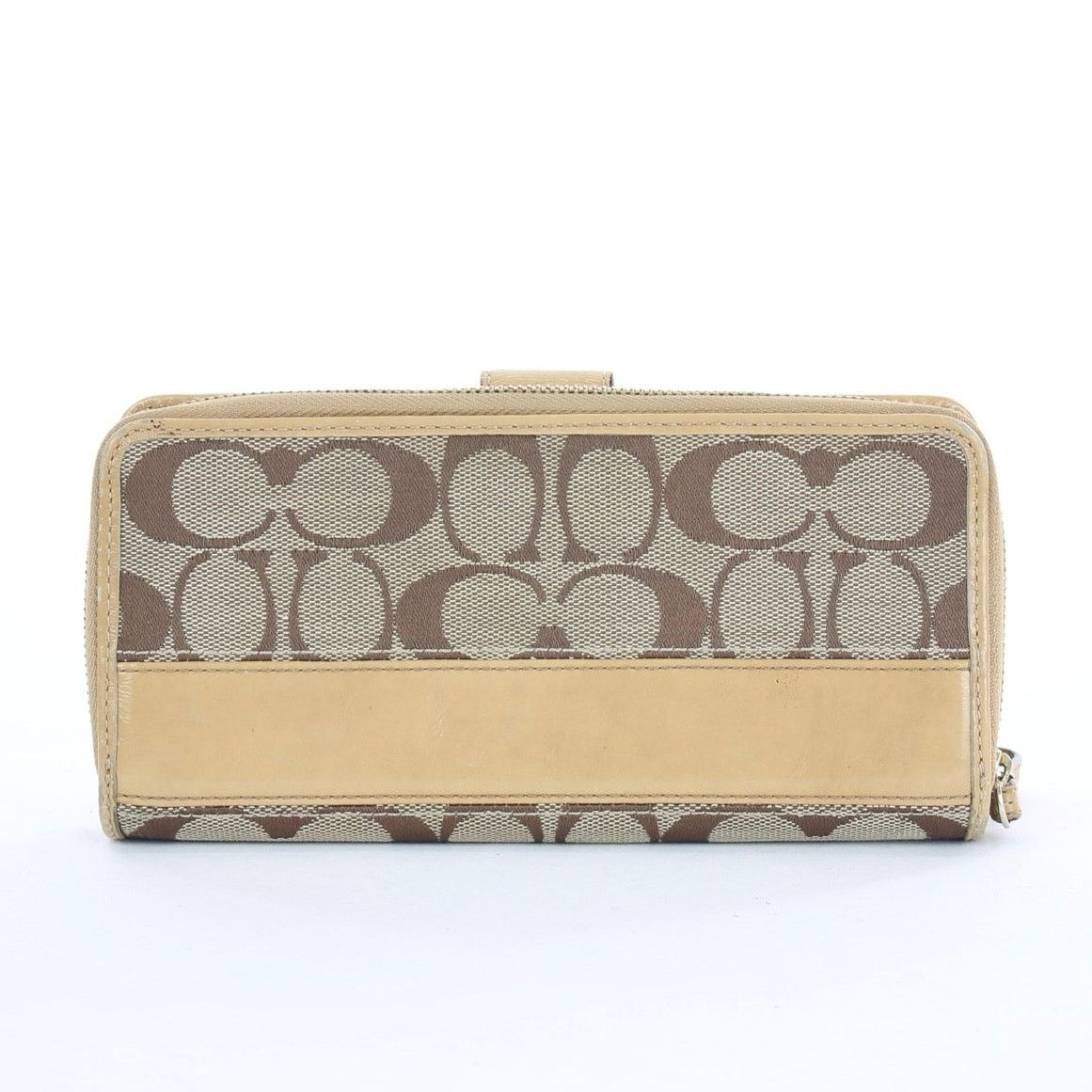 Coach Coach Signature Stripe Checkbook Wallet Size ONE SIZE - 2 Thumbnail