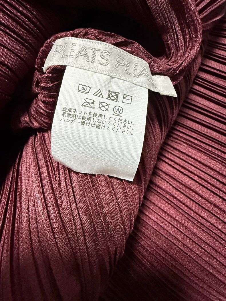 Issey Miyake Issey Miyake size:5 Wine red twill sleeveless dress Size M / US 6-8 / IT 42-44 - 3 Thumbnail