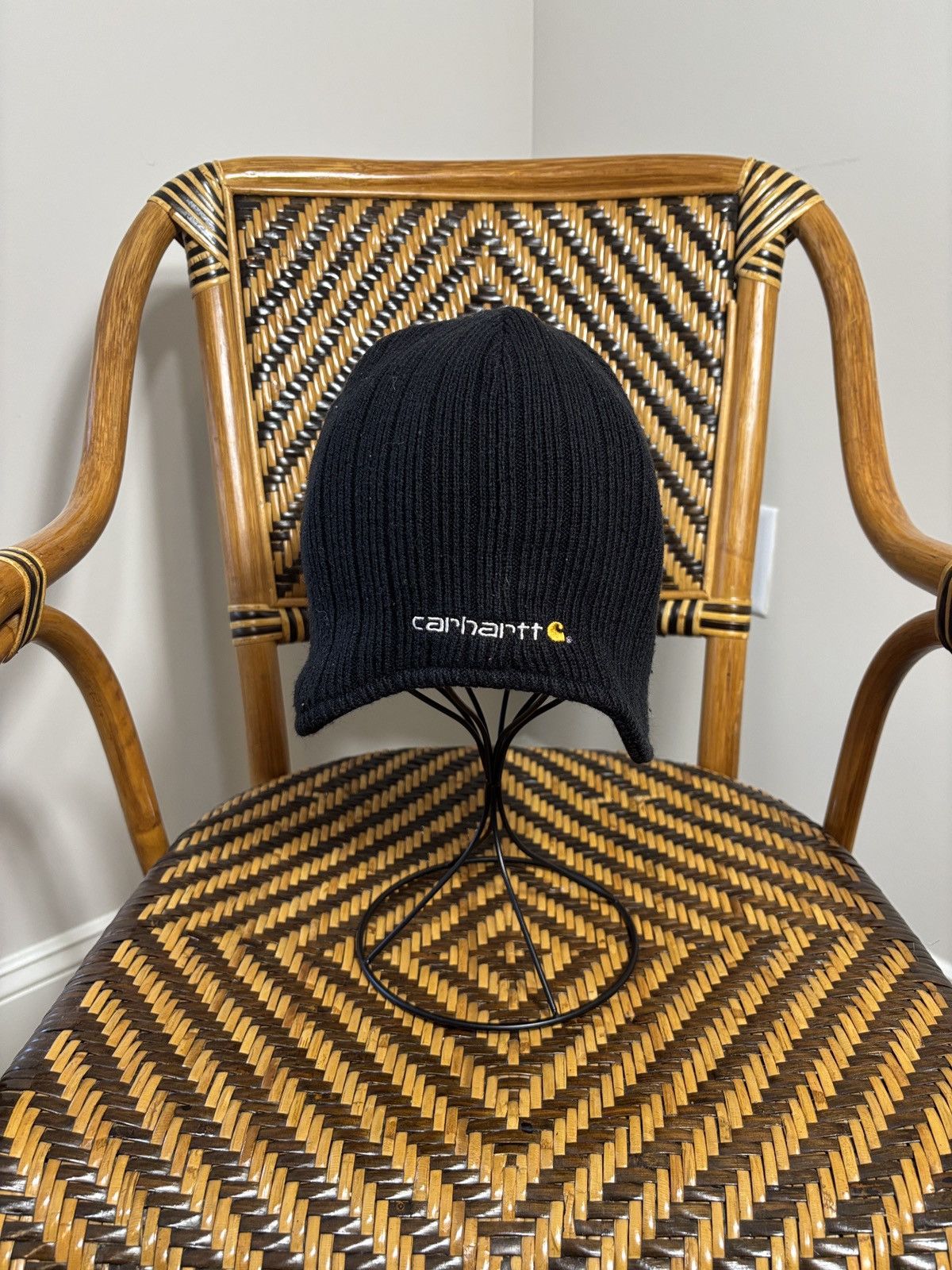 Carhartt Vintage Carhartt Firesteel Knit Ear Flap Beanie Winter Hat Size ONE SIZE - 1 Thumbnail