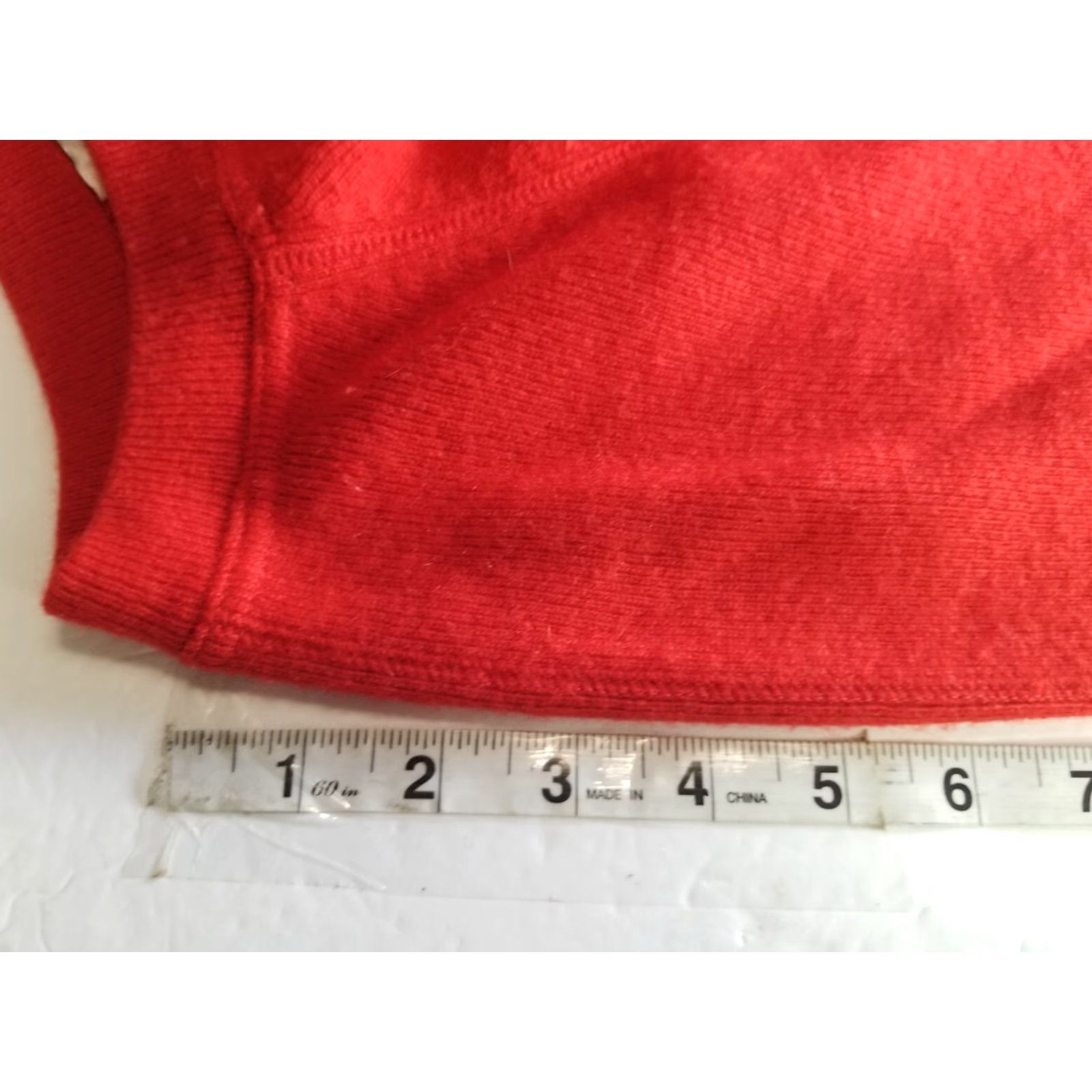 Vintage VINTAGE Belford Sweater Womens Small Red Crew Neck Long Sleeve 100% Cashmere Pullover Knit Long Size S / US 4 / IT 40 - 7 Thumbnail