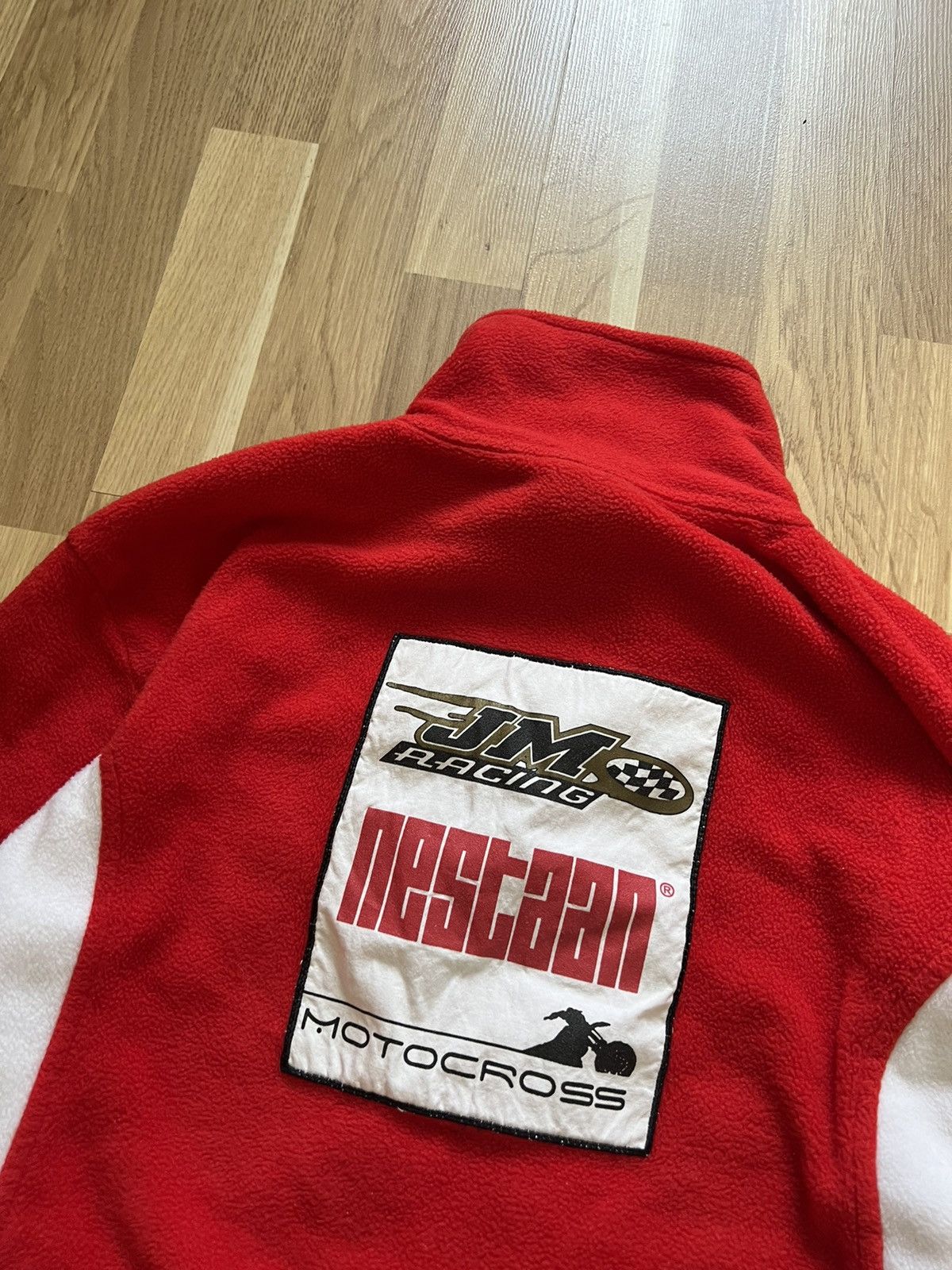 Vintage Vintage moto racing zip fleece jacket nestaan jnco racing 90 Size US M / EU 48-50 / 2 - 10 Thumbnail