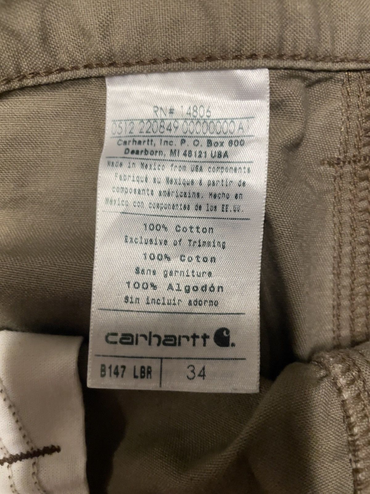 Carhartt Carhartt Work Shorts Size US 34 / EU 50 - 3 Thumbnail