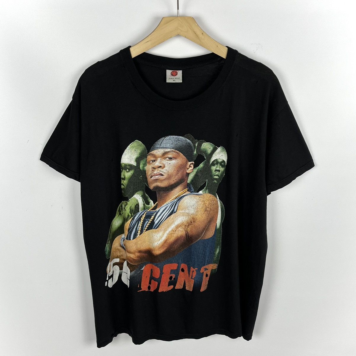 Rap Tees Vintage 50 Cent Rap Hip-Hop T Shirt 1990’s Size US L / EU 52-54 / 3 - 1 Thumbnail