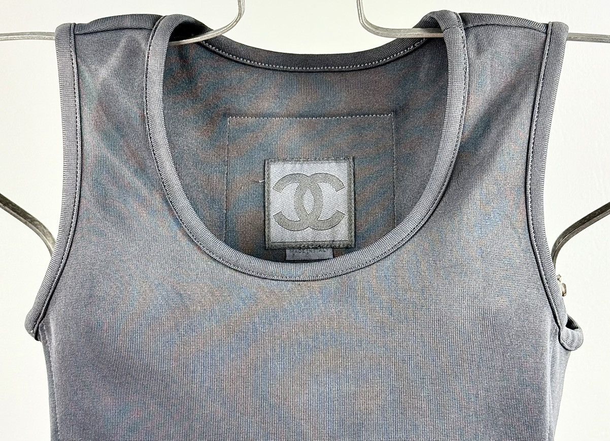 Chanel Chanel - Karl Lagerfeld - SS/01 - CC - Sports - Tank top Size XXS / US 00 / IT 34 - 10 Thumbnail