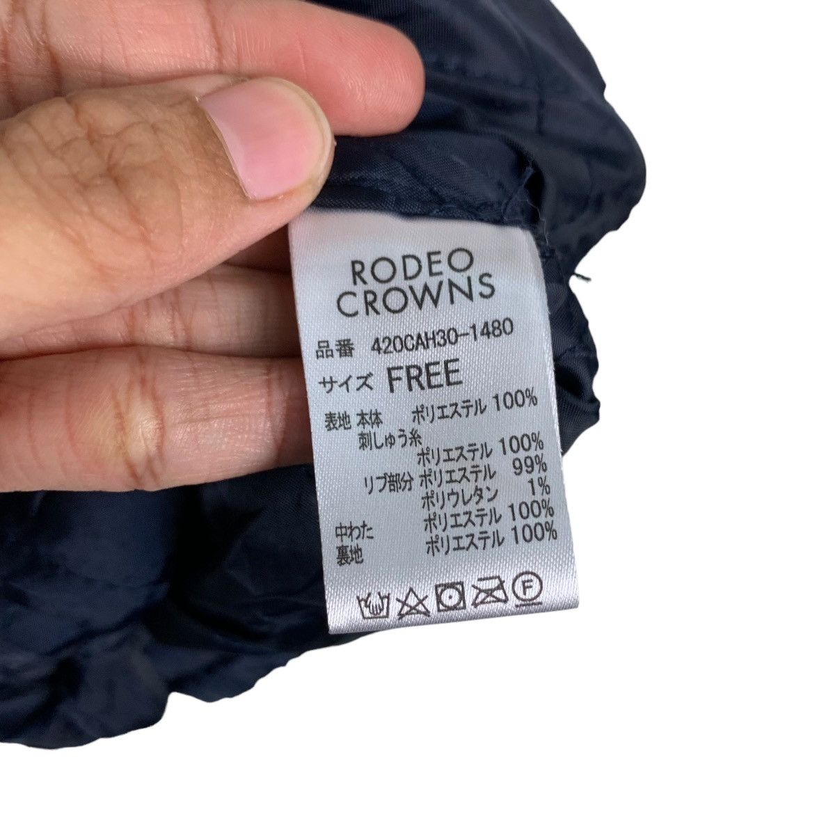Japanese Brand RODEO CROWNS Union Stars Big Logo Bomber Jacket #0518-C24 Size US XL / EU 56 / 4 - 18 Thumbnail
