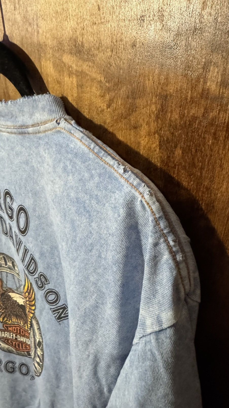 Harley Davidson × Vintage Blue vintage Harley Davidson Shirt Size US L / EU 52-54 / 3 - 8 Thumbnail