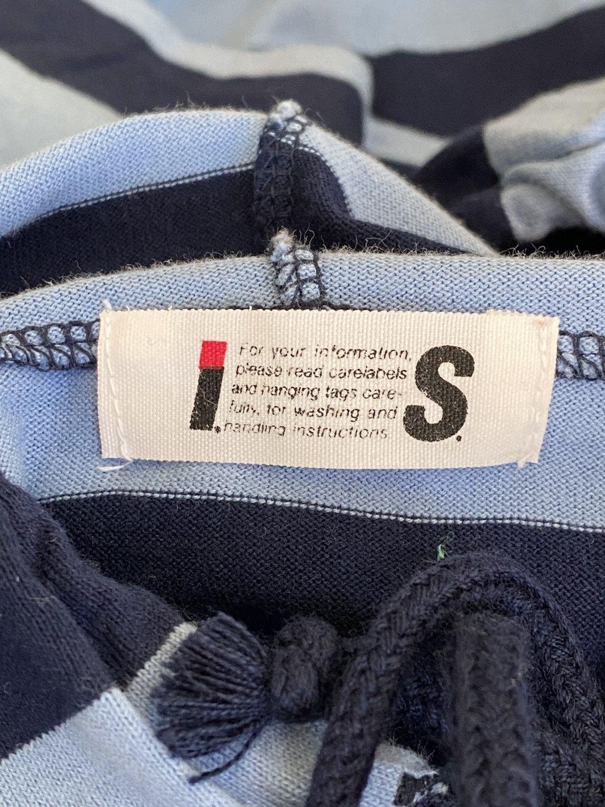 Issey Miyake Vintage 90's Issey Myake Sports Stripped Parachute Hoodie Size US M / EU 48-50 / 2 - 2 Thumbnail