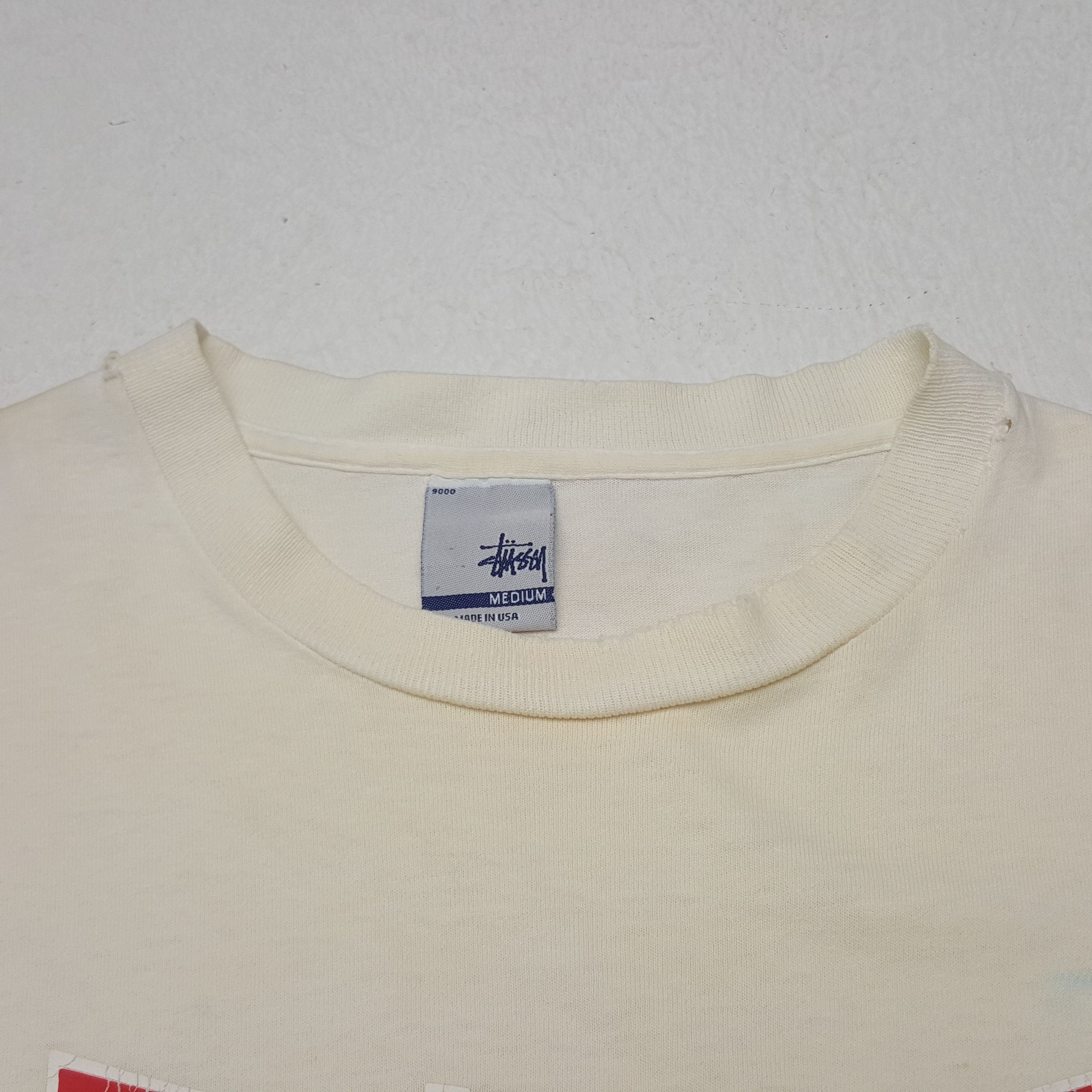 Stussy × Vintage Vintage Stussy Spell Out Tshirt Size US M / EU 48-50 / 2 - 5 Thumbnail